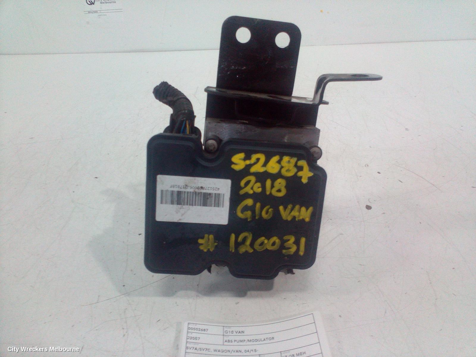 LDV G10 2018 Abs Pump/Modulator