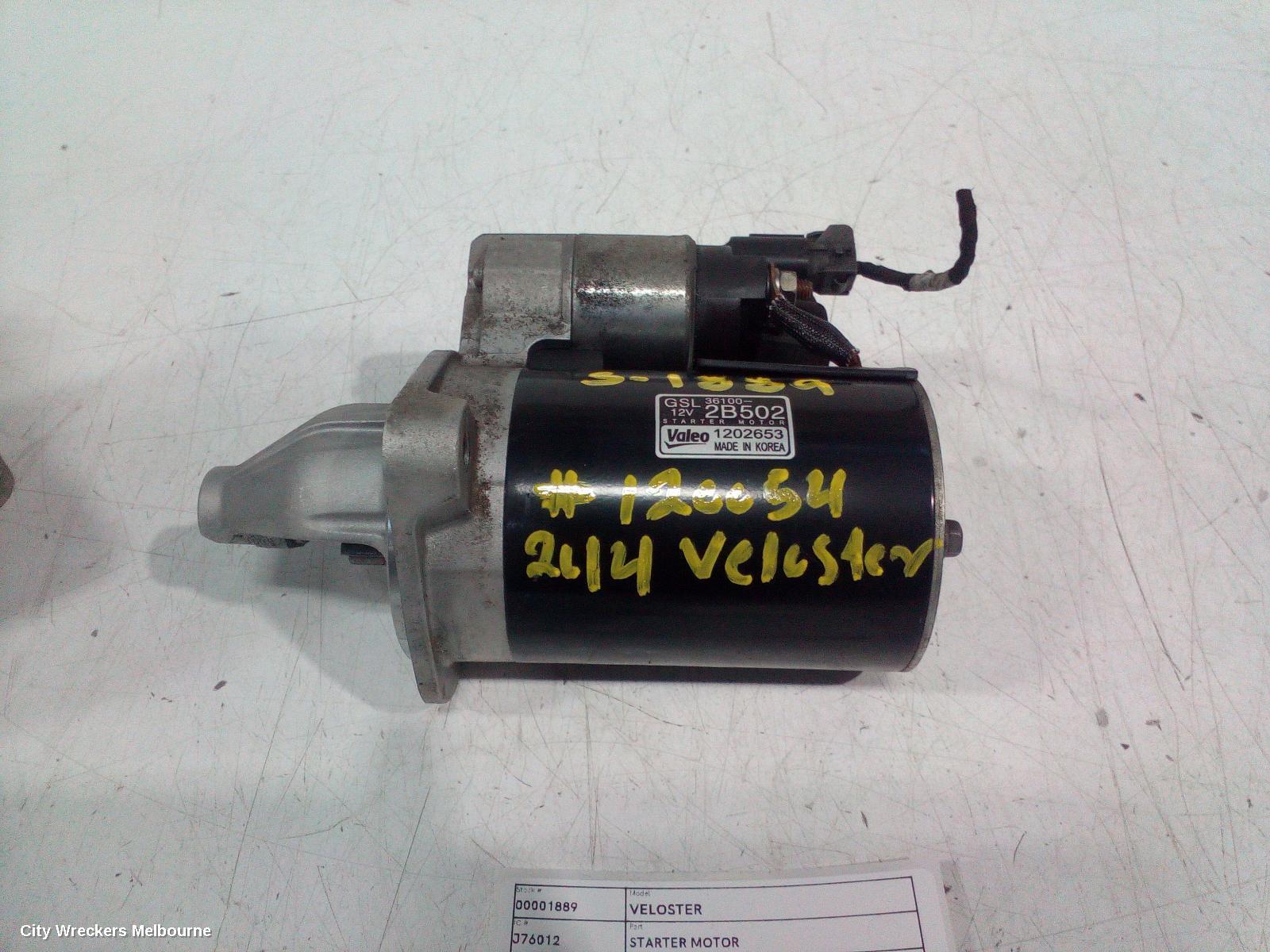 HYUNDAI VELOSTER 2014 Starter