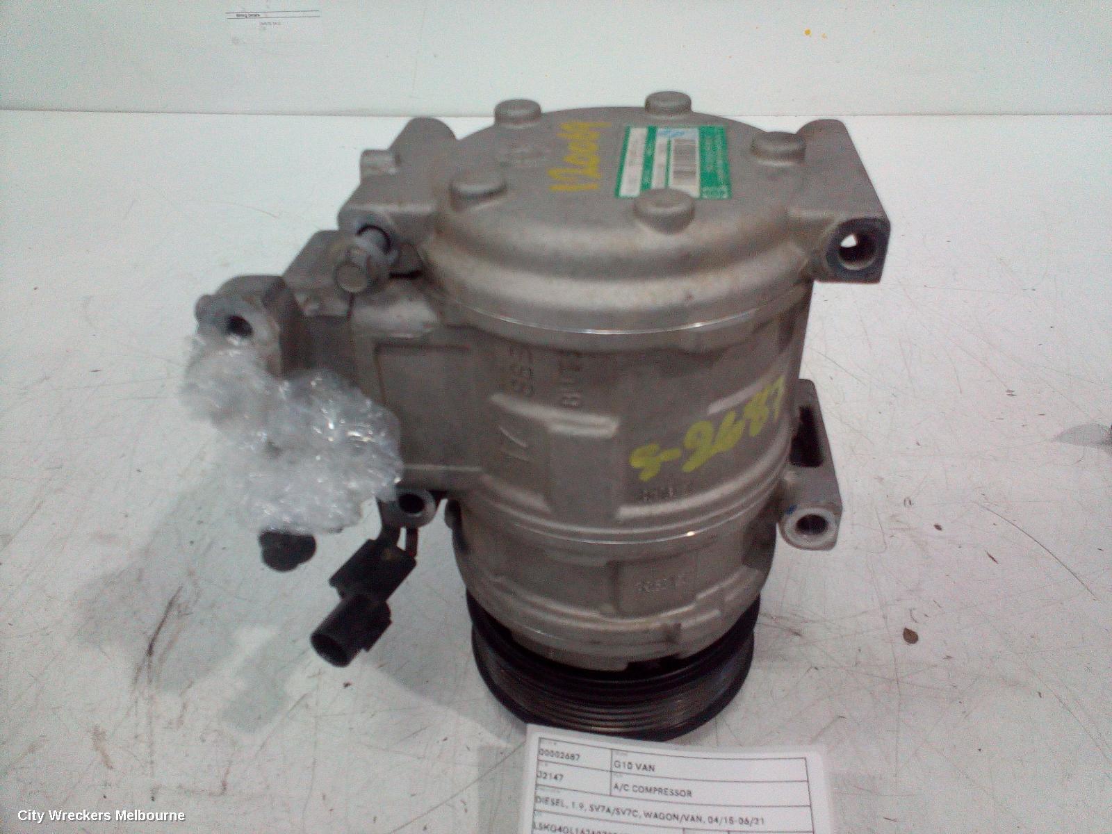 LDV G10 2018 A/C Compressor