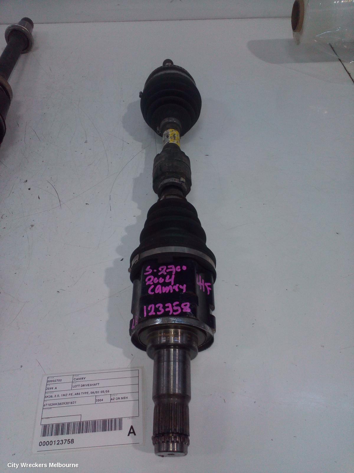 TOYOTA CAMRY 2004 Left Driveshaft