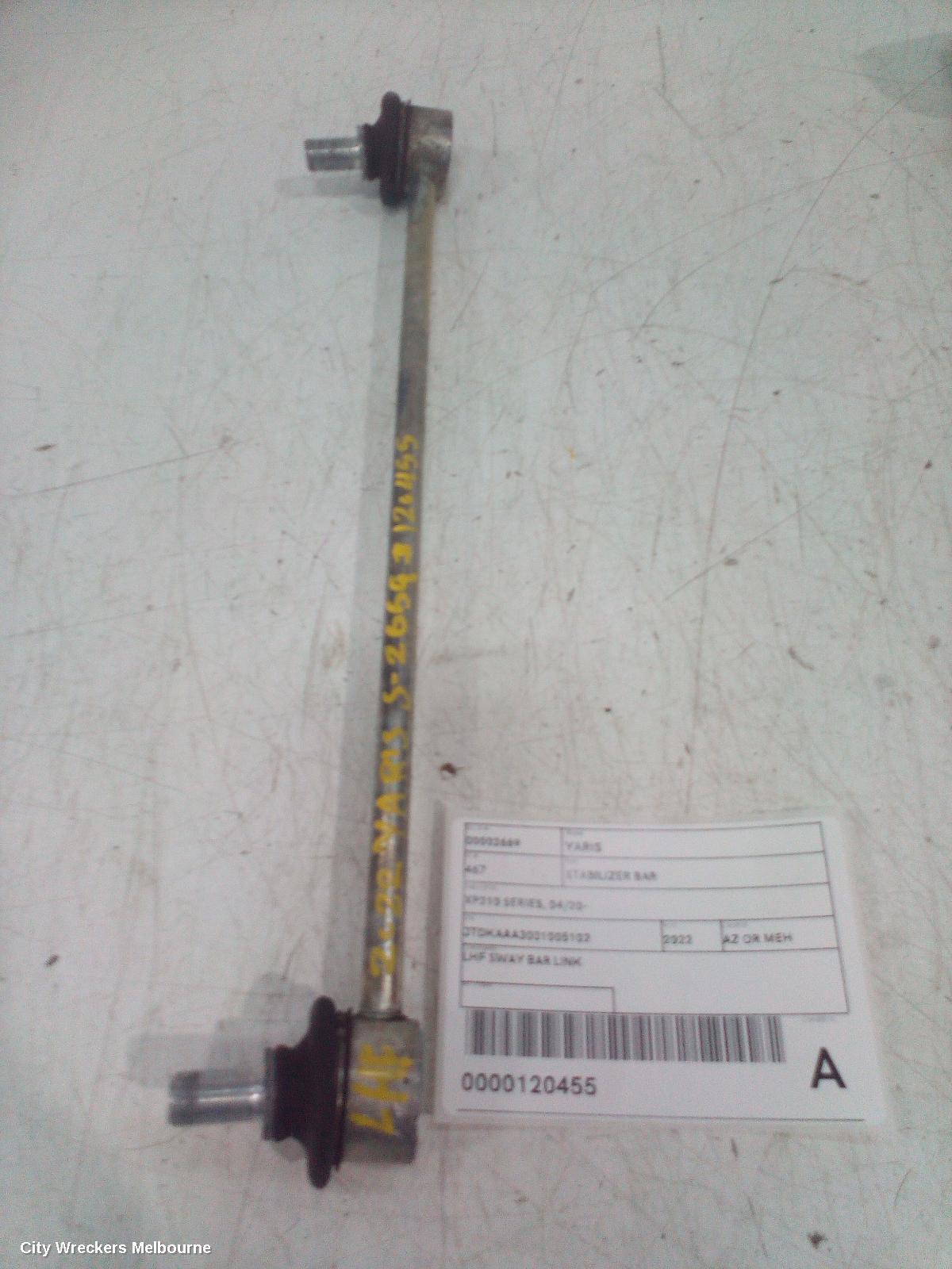 TOYOTA YARIS 2022 Stabiliser Bar