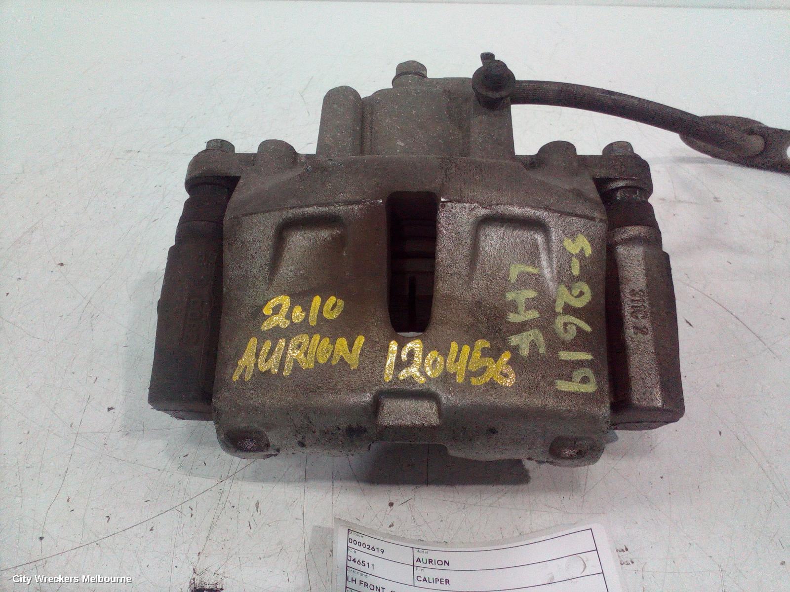 TOYOTA AURION 2010 Caliper