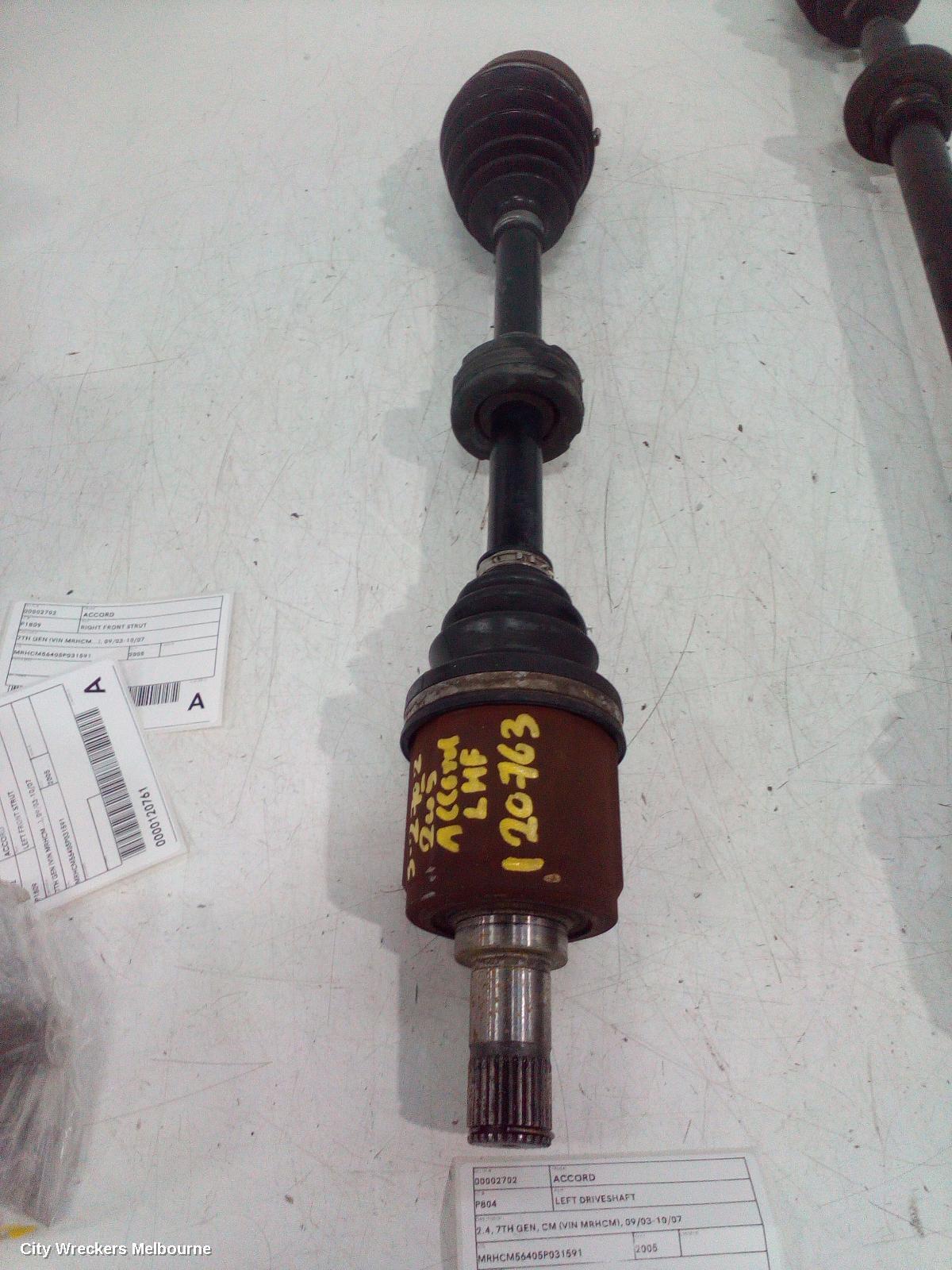 HONDA ACCORD 2005 Left Driveshaft