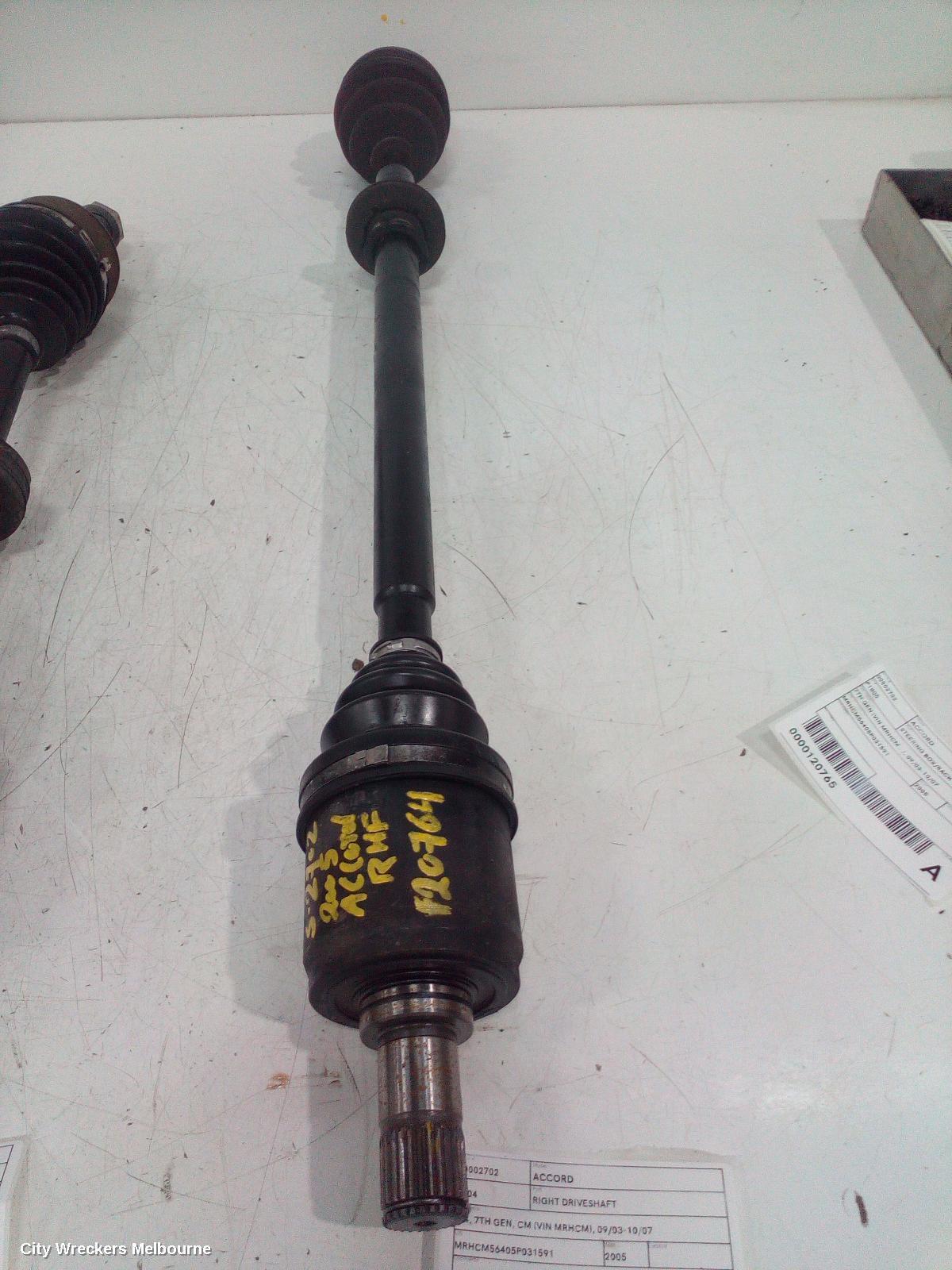 HONDA ACCORD 2005 Right Driveshaft