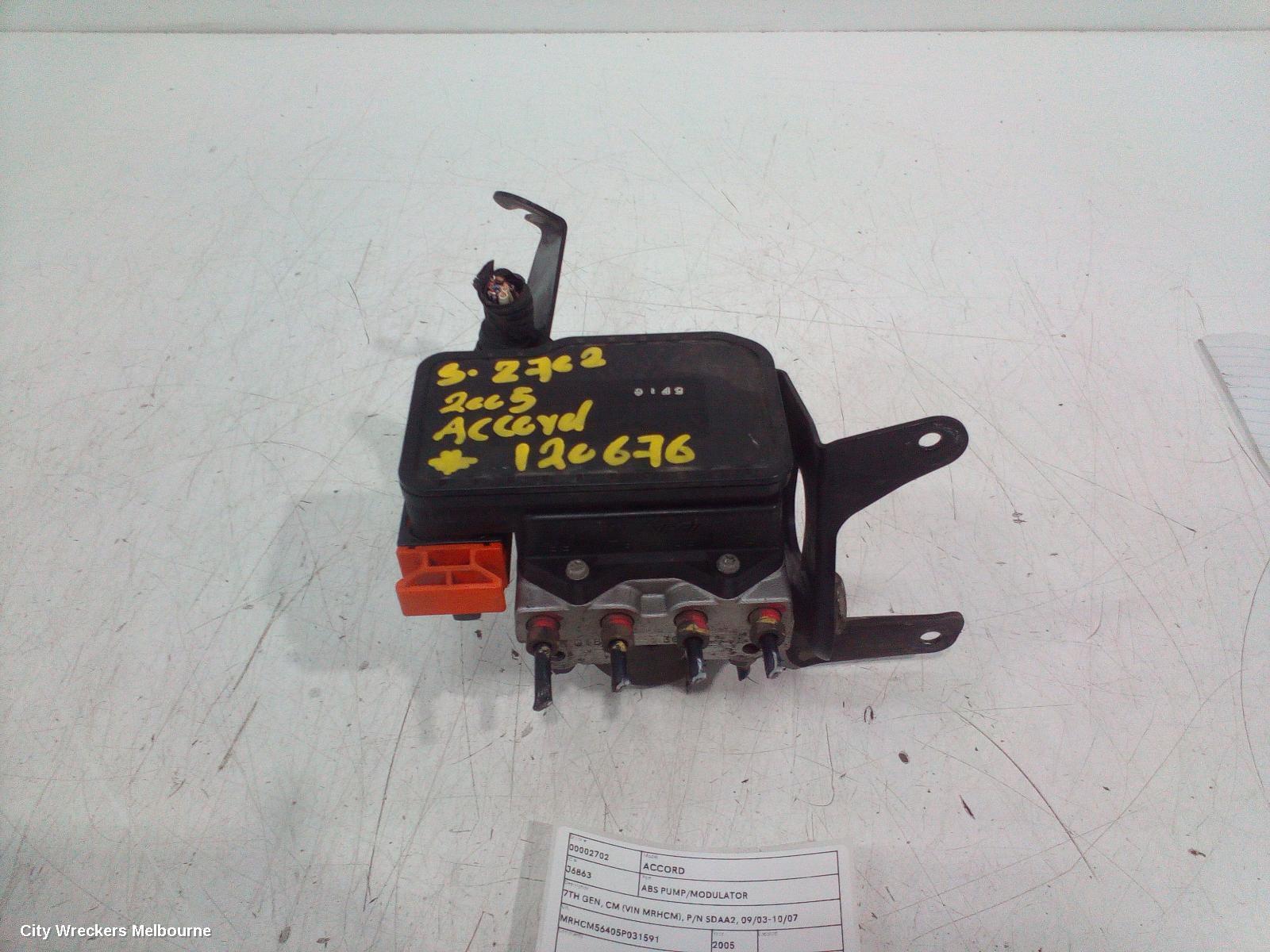 HONDA ACCORD 2005 Abs Pump/Modulator