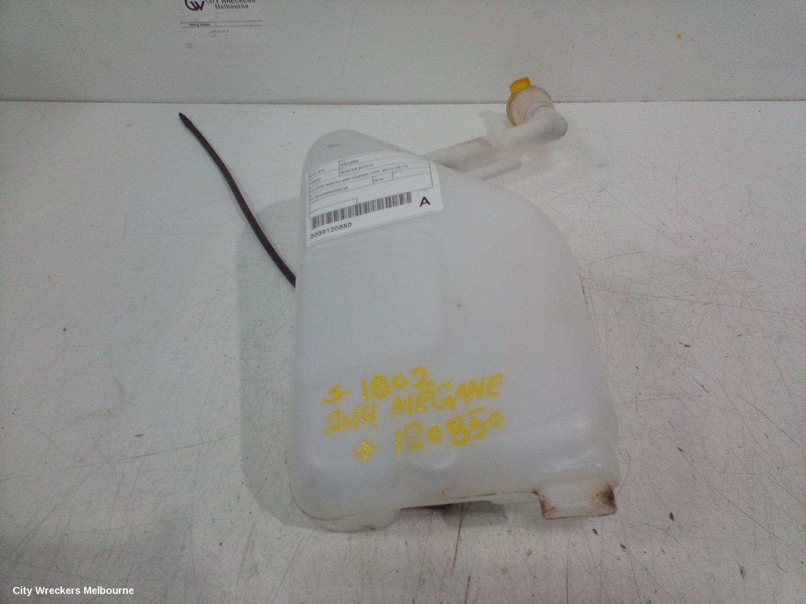 RENAULT MEGANE 2014 Washer Bottle