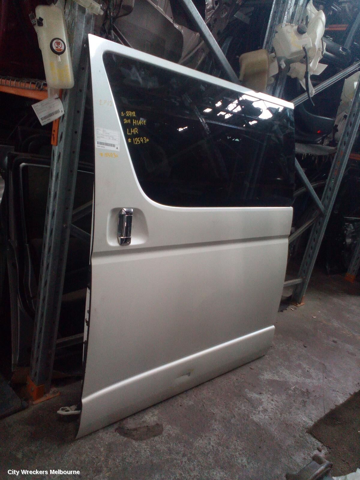 TOYOTA HIACE 2011 Left Rear Door/Sliding