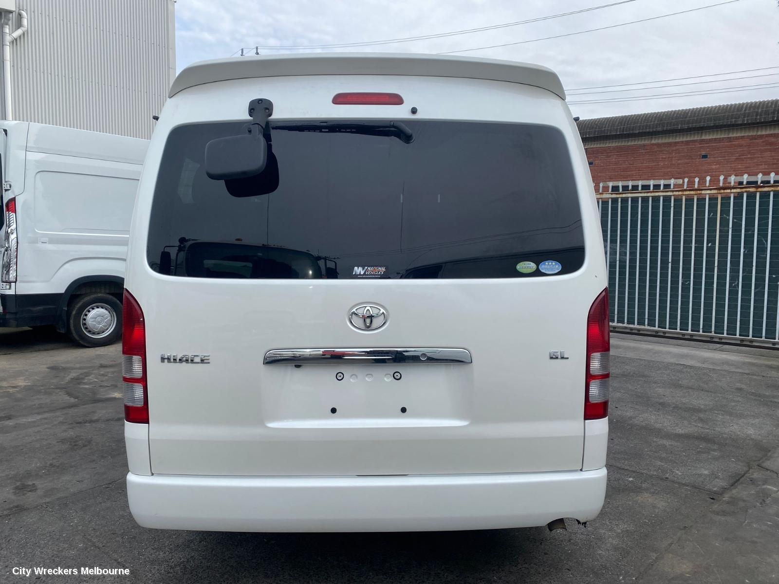 TOYOTA HIACE 2011 Rear Bumper