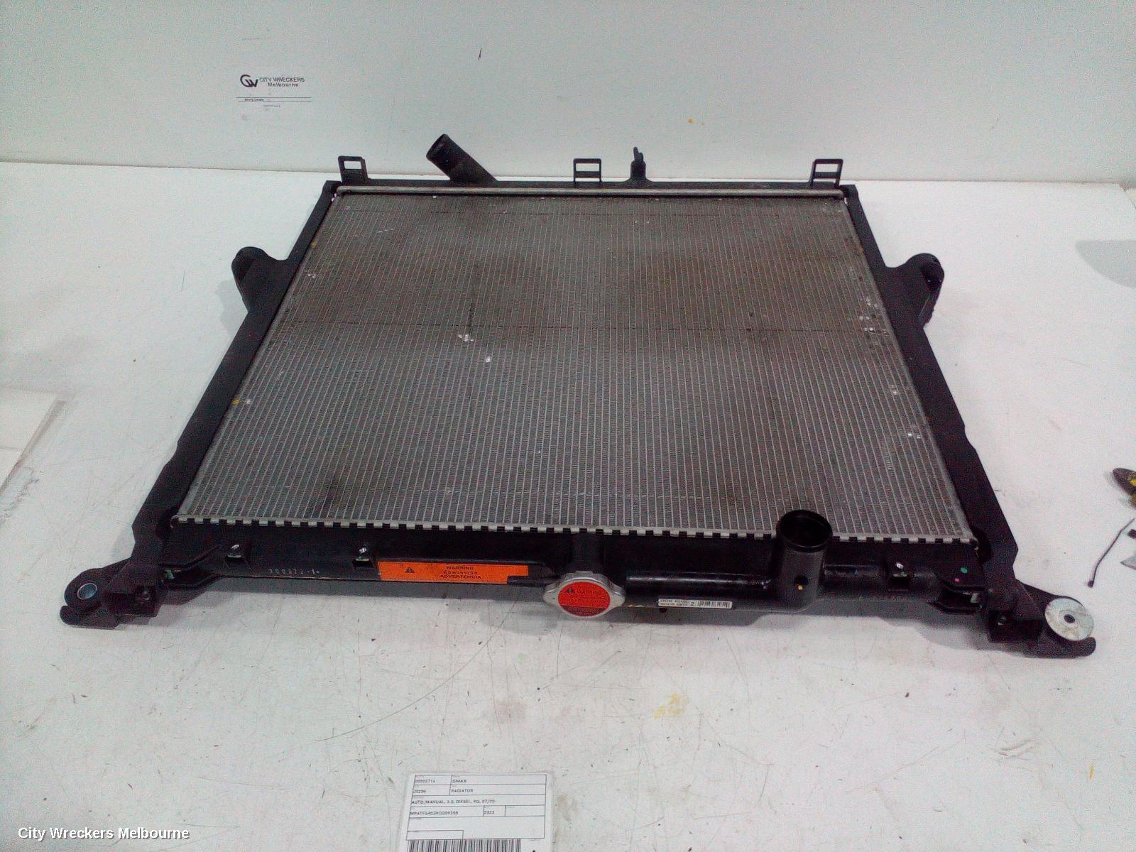 ISUZU DMAX 2022 Radiator