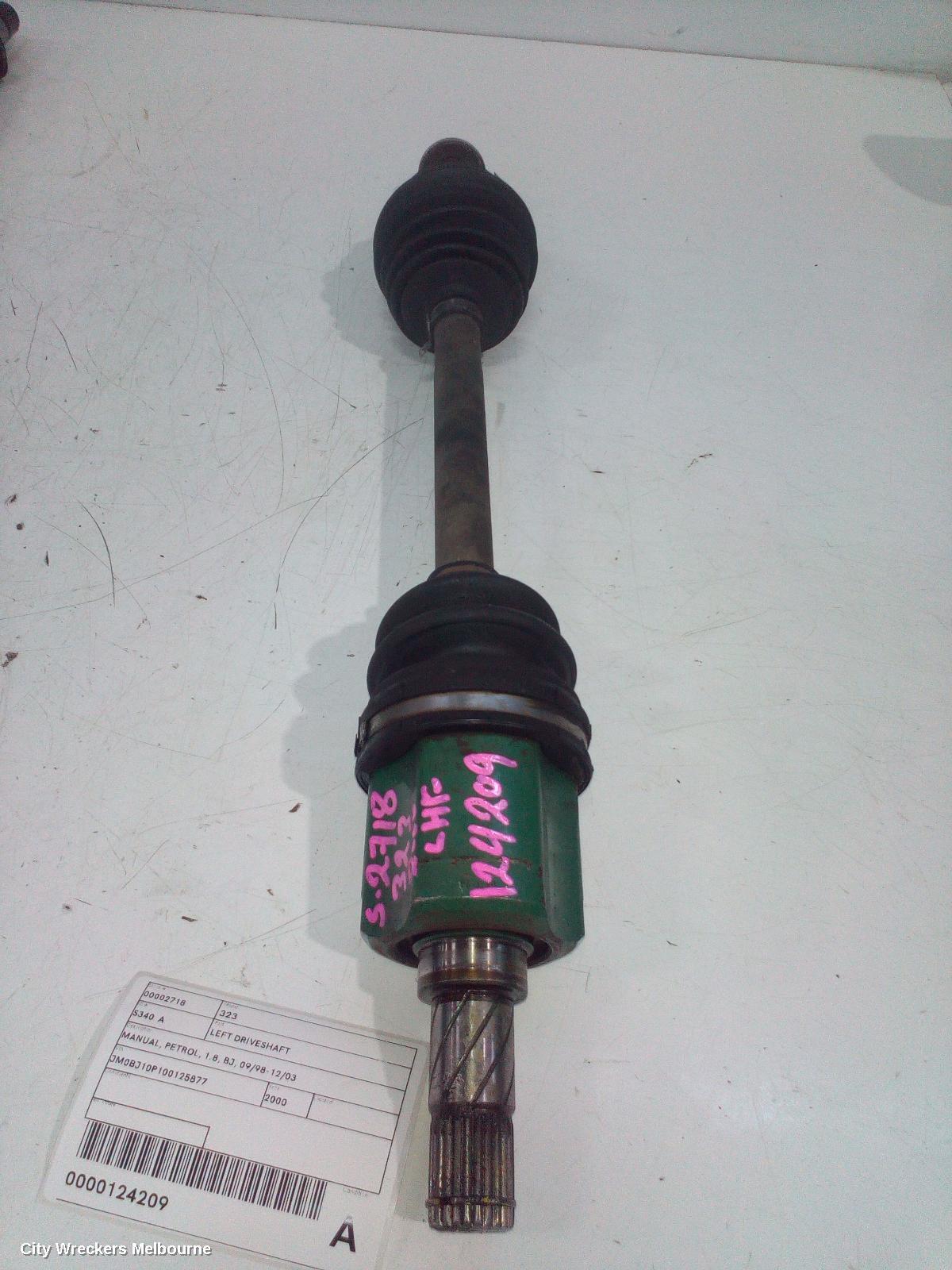 MAZDA 323 2000 Left Driveshaft