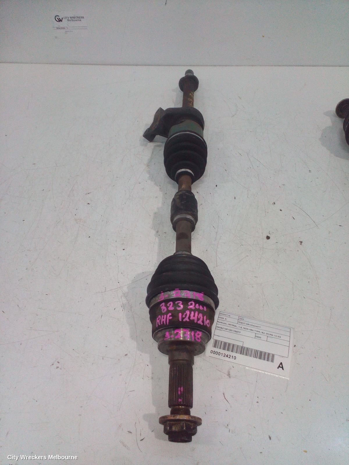 MAZDA 323 2000 Right Driveshaft