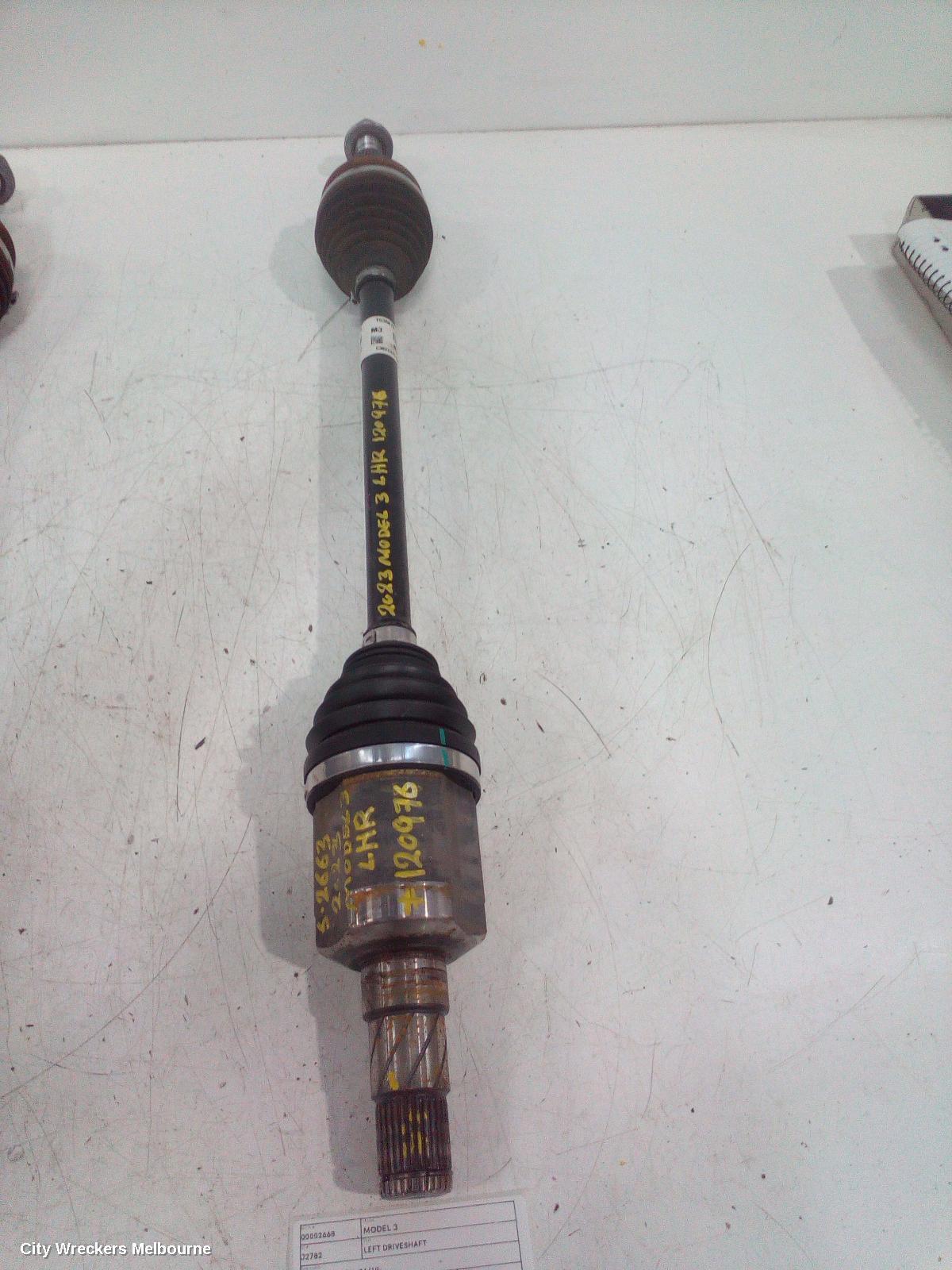 TESLA MODEL 3 2023 Left Driveshaft