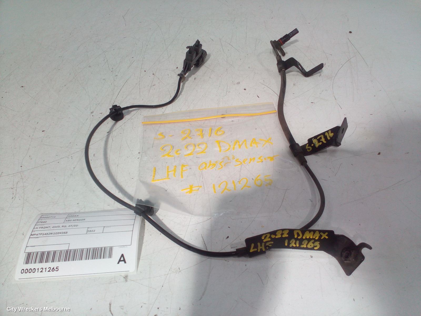 ISUZU DMAX 2022 Abs Sensor