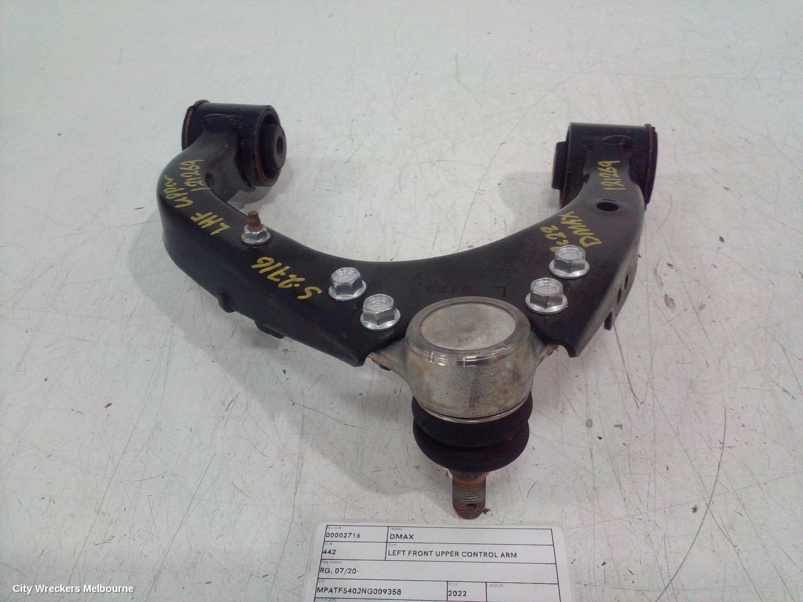 ISUZU DMAX 2022 Left Front Upper Control Arm