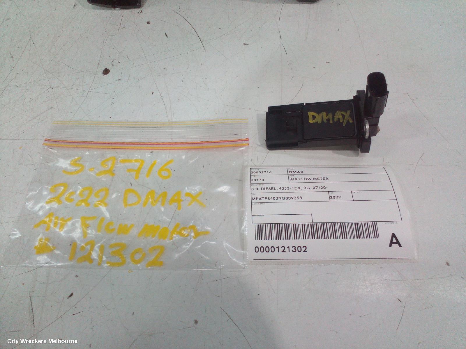 ISUZU DMAX 2022 Air Flow Meter