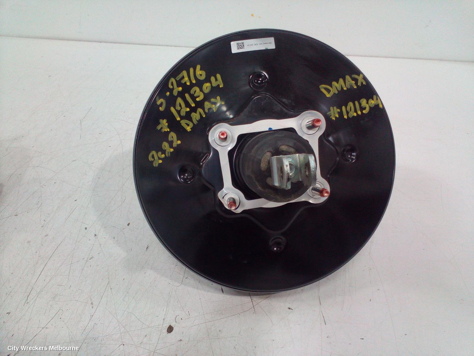 ISUZU DMAX 2022 Brake Booster