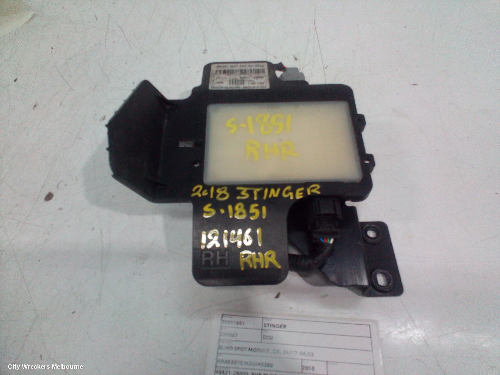 KIA STINGER 2018 Ecu