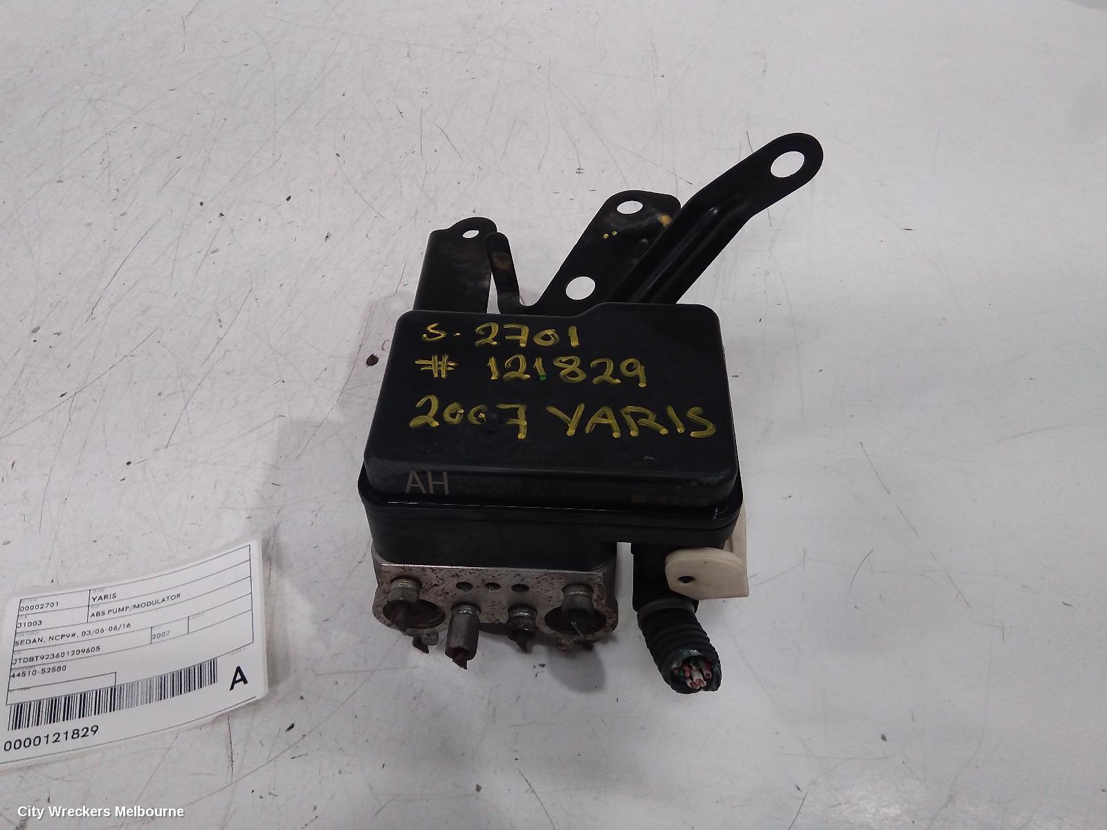 TOYOTA YARIS 2007 Abs Pump/Modulator