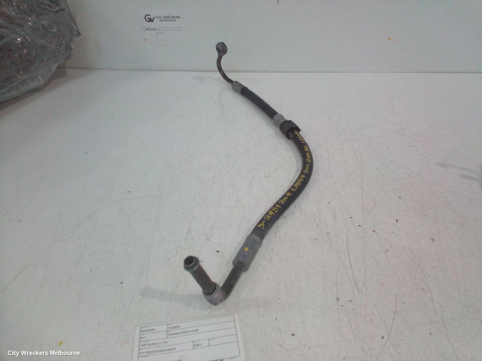 VOLKSWAGEN CADDY 2009 Power Steer Hose