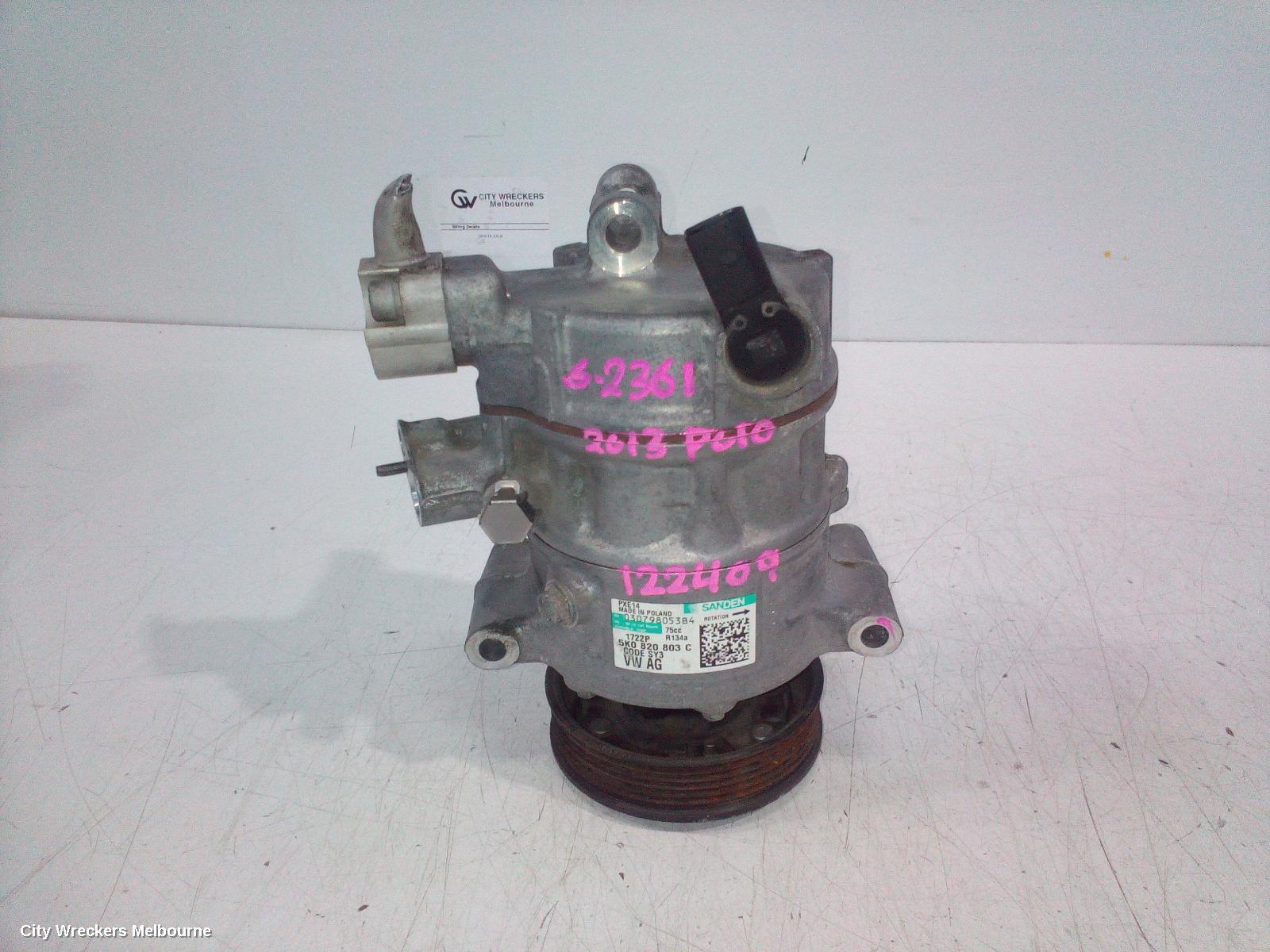 VOLKSWAGEN POLO 2013 A/C Compressor