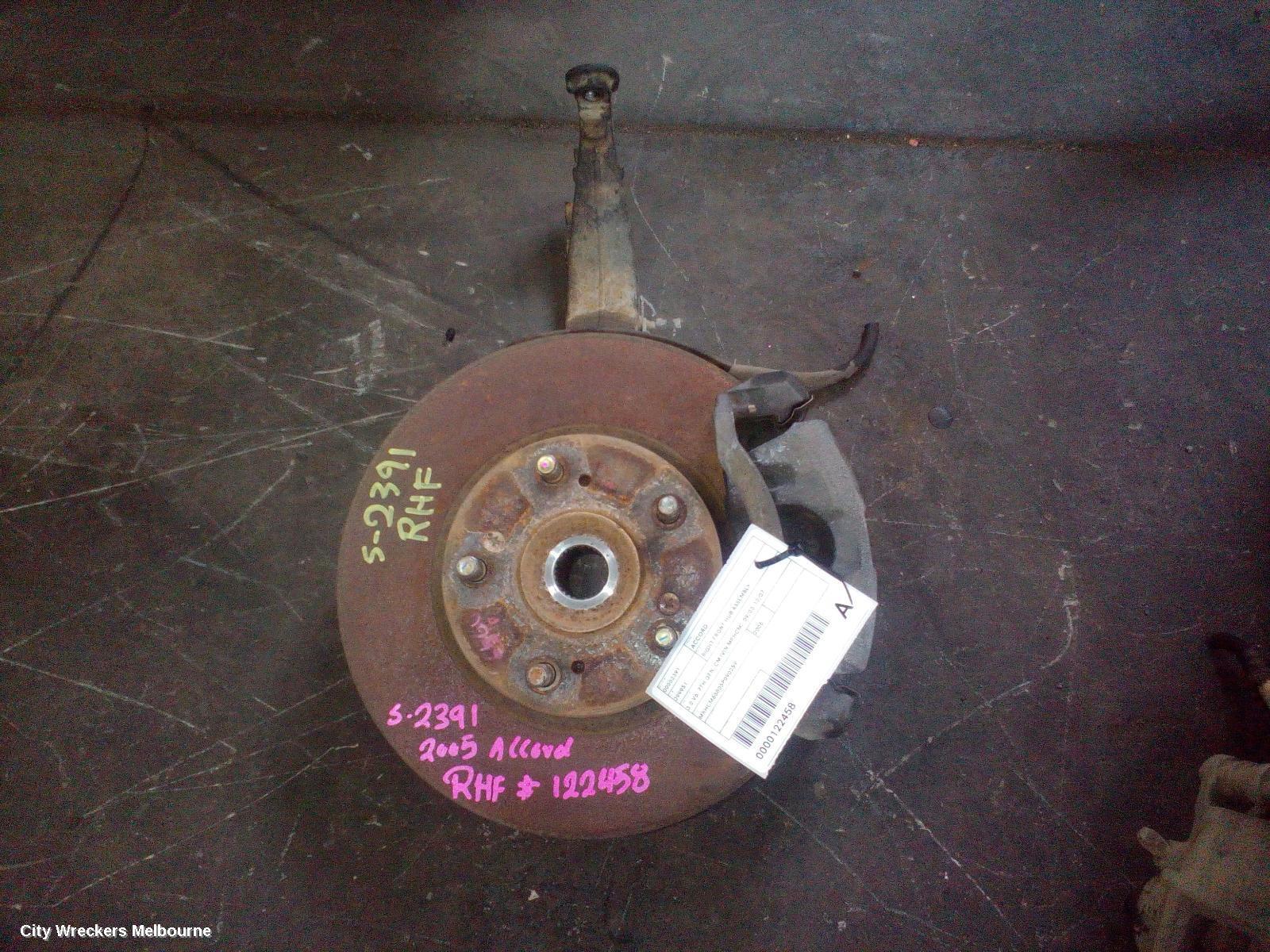 HONDA ACCORD 2005 Right Front Hub Assembly