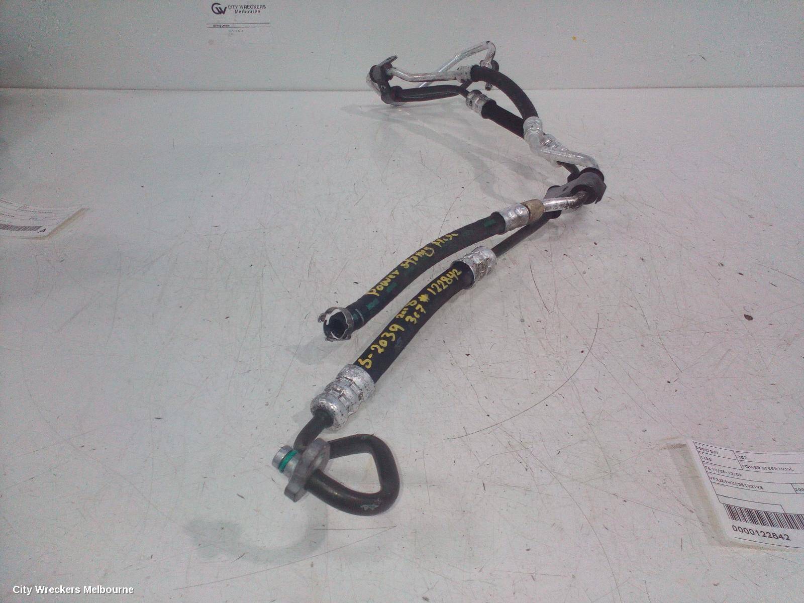 PEUGEOT 307 2008 Power Steer Hose