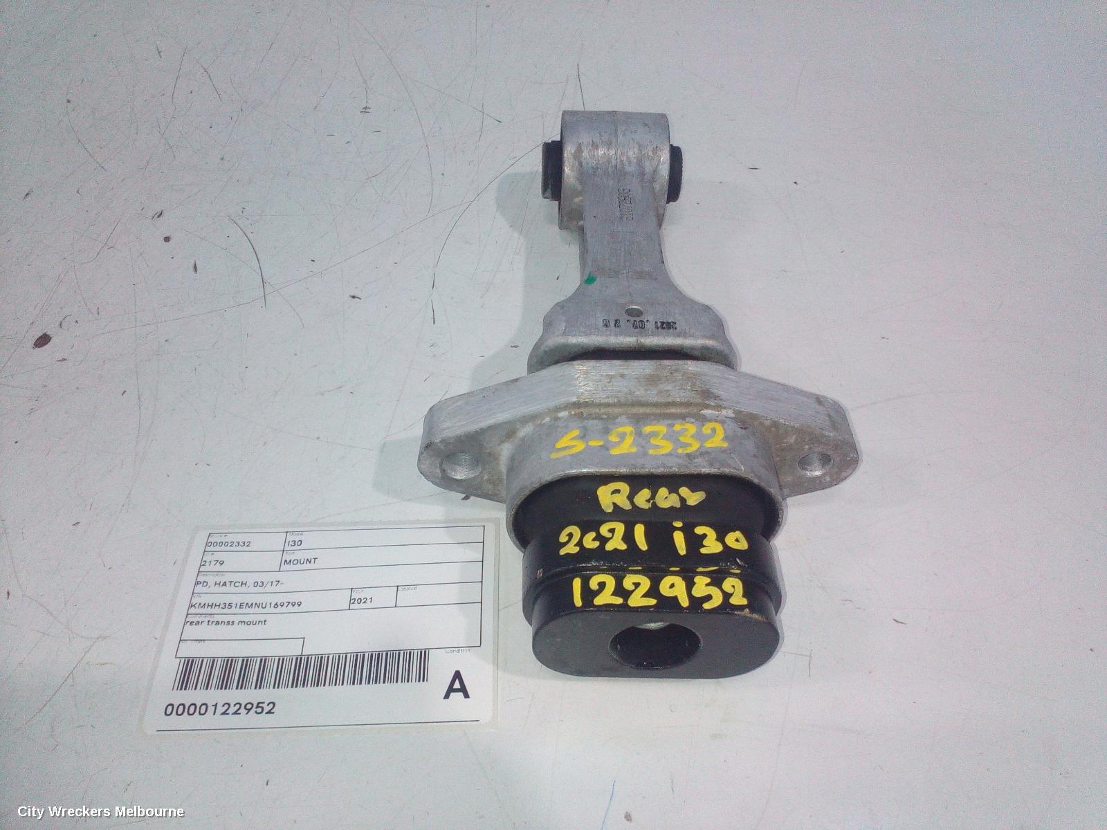 HYUNDAI I30 2021 Mount