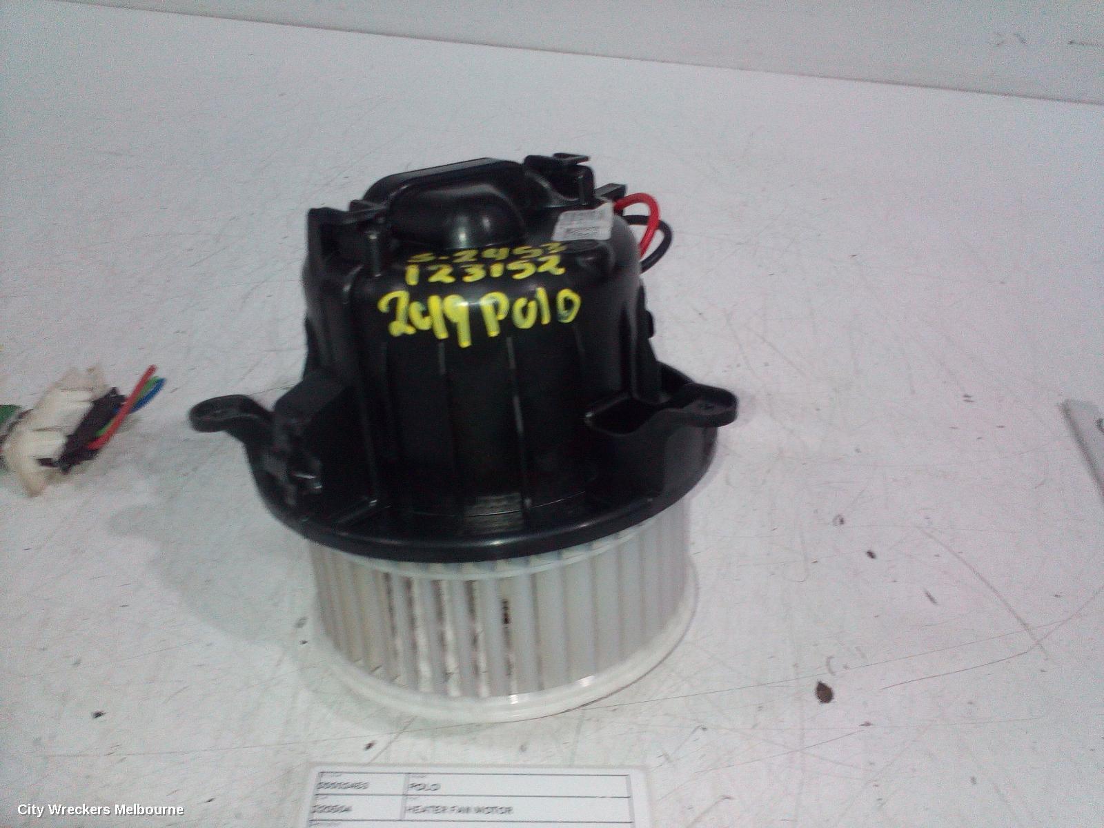 VOLKSWAGEN POLO 2019 Heater Fan Motor