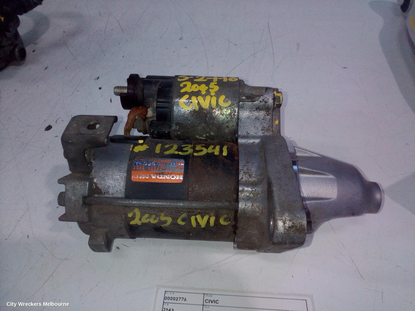 HONDA CIVIC 2005 Starter