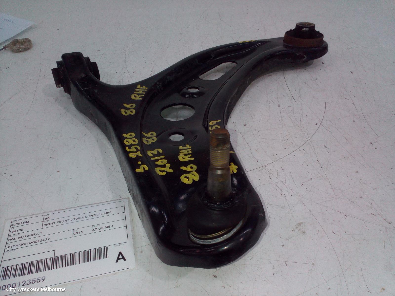 TOYOTA 86 2013 Right Front Lower Control Arm