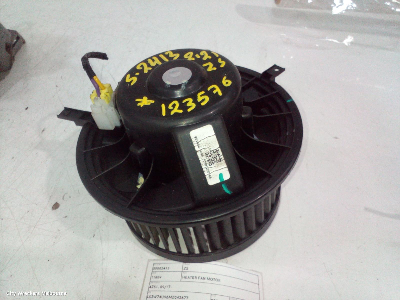 MG ZS 2021 Heater Fan Motor