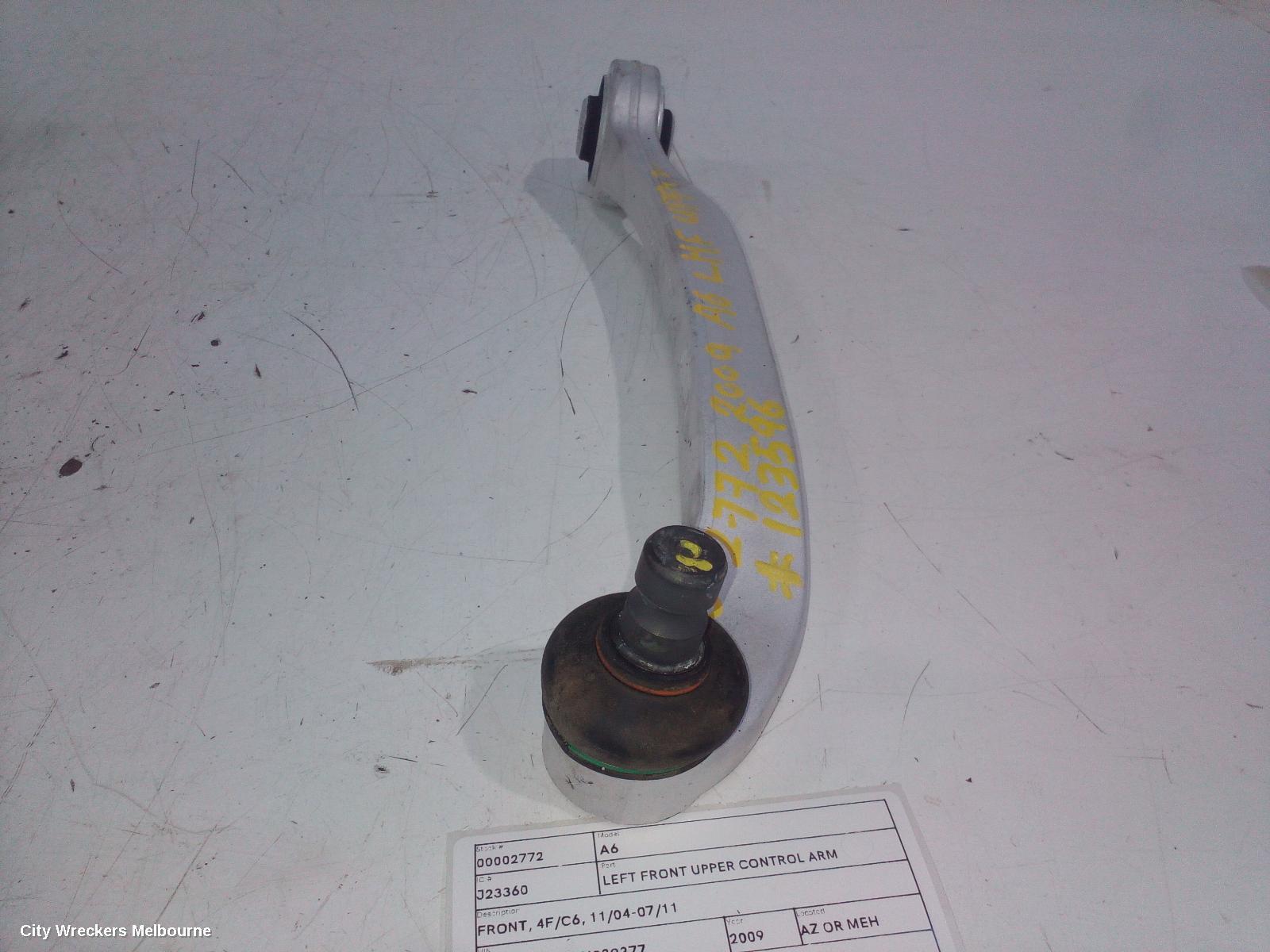 AUDI A6 2009 Left Front Upper Control Arm