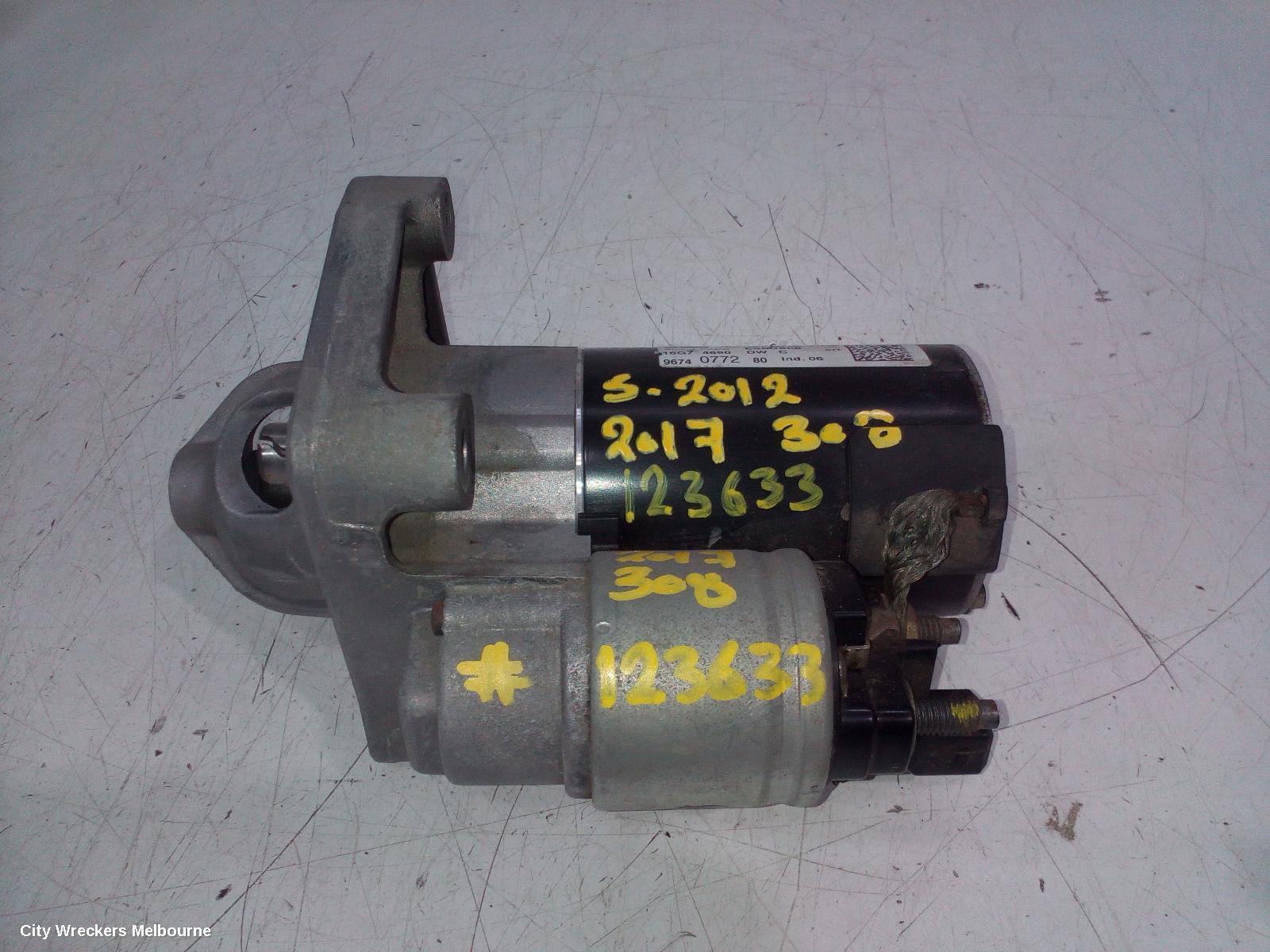 PEUGEOT 308 2017 Starter