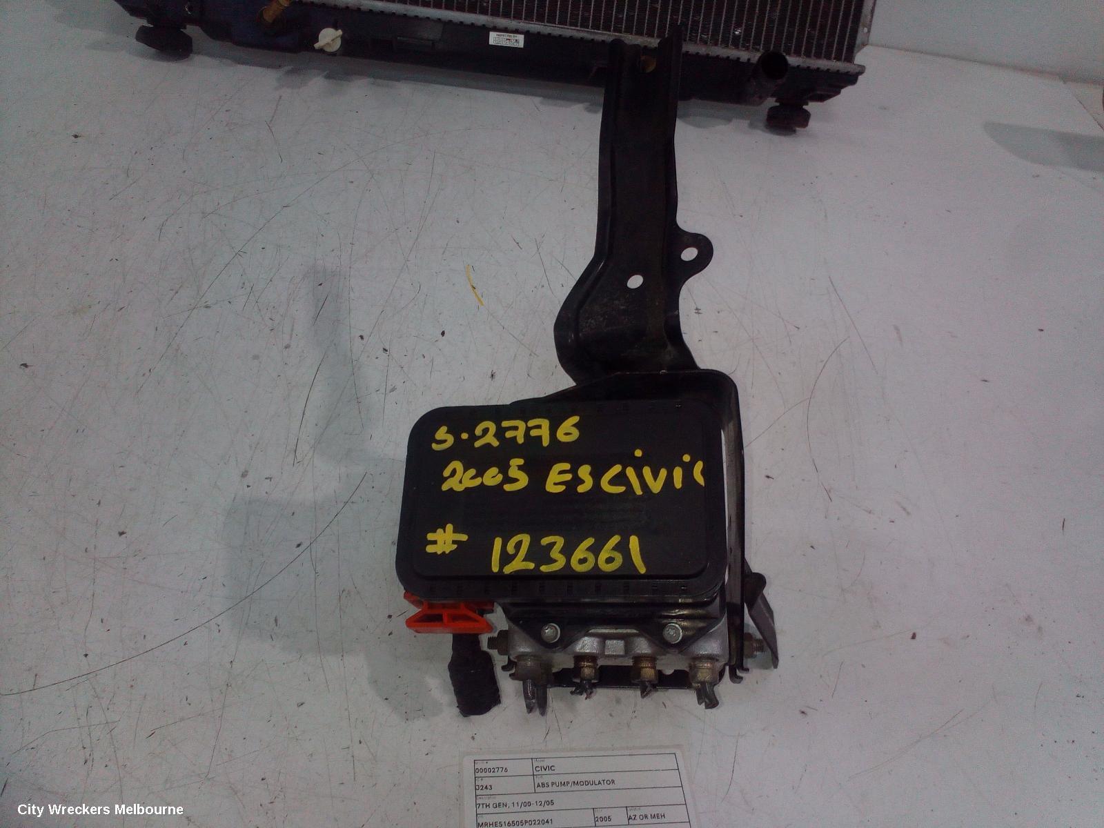 HONDA CIVIC 2005 Abs Pump/Modulator