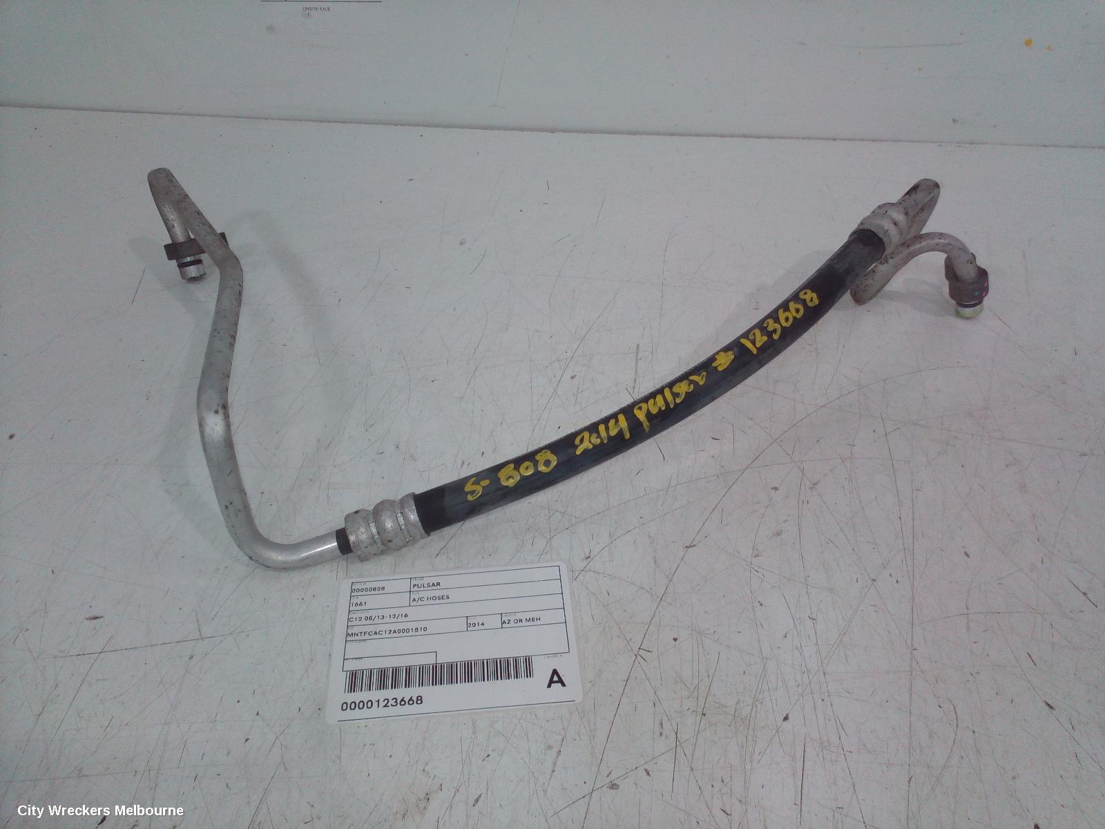 NISSAN PULSAR 2014 A/C Hoses