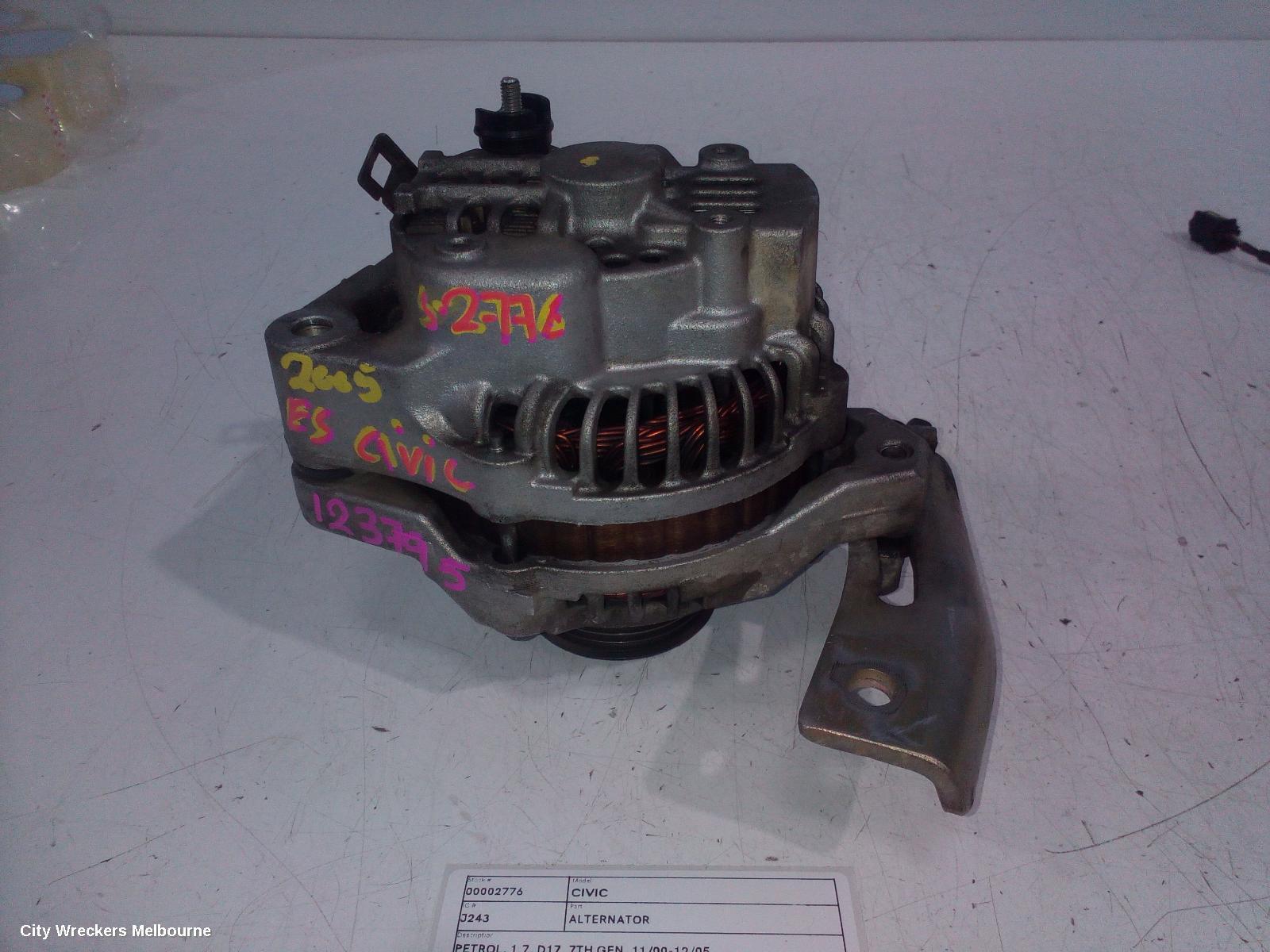 HONDA CIVIC 2005 Alternator