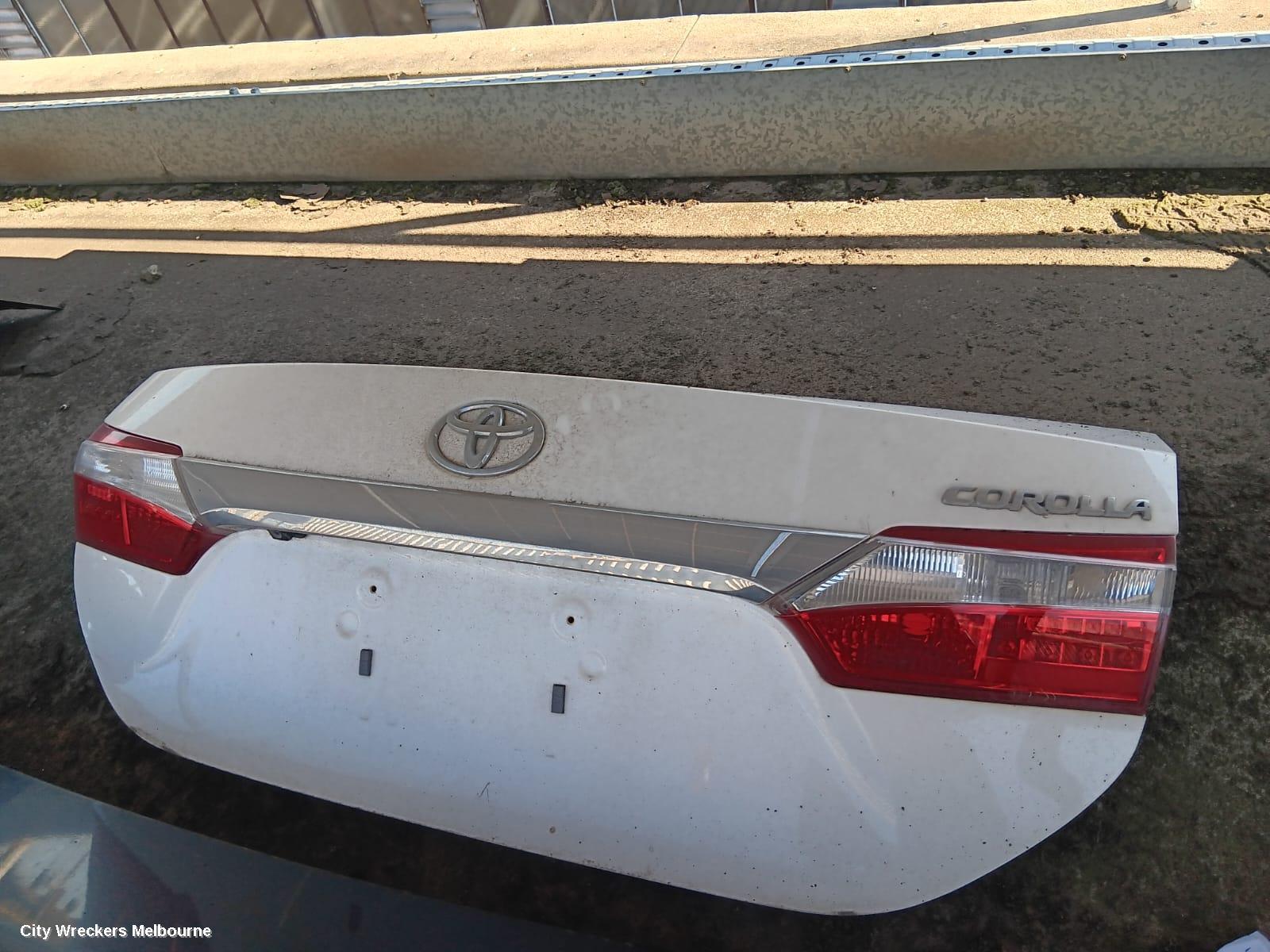 TOYOTA COROLLA 2015 Bootlid/Tailgate