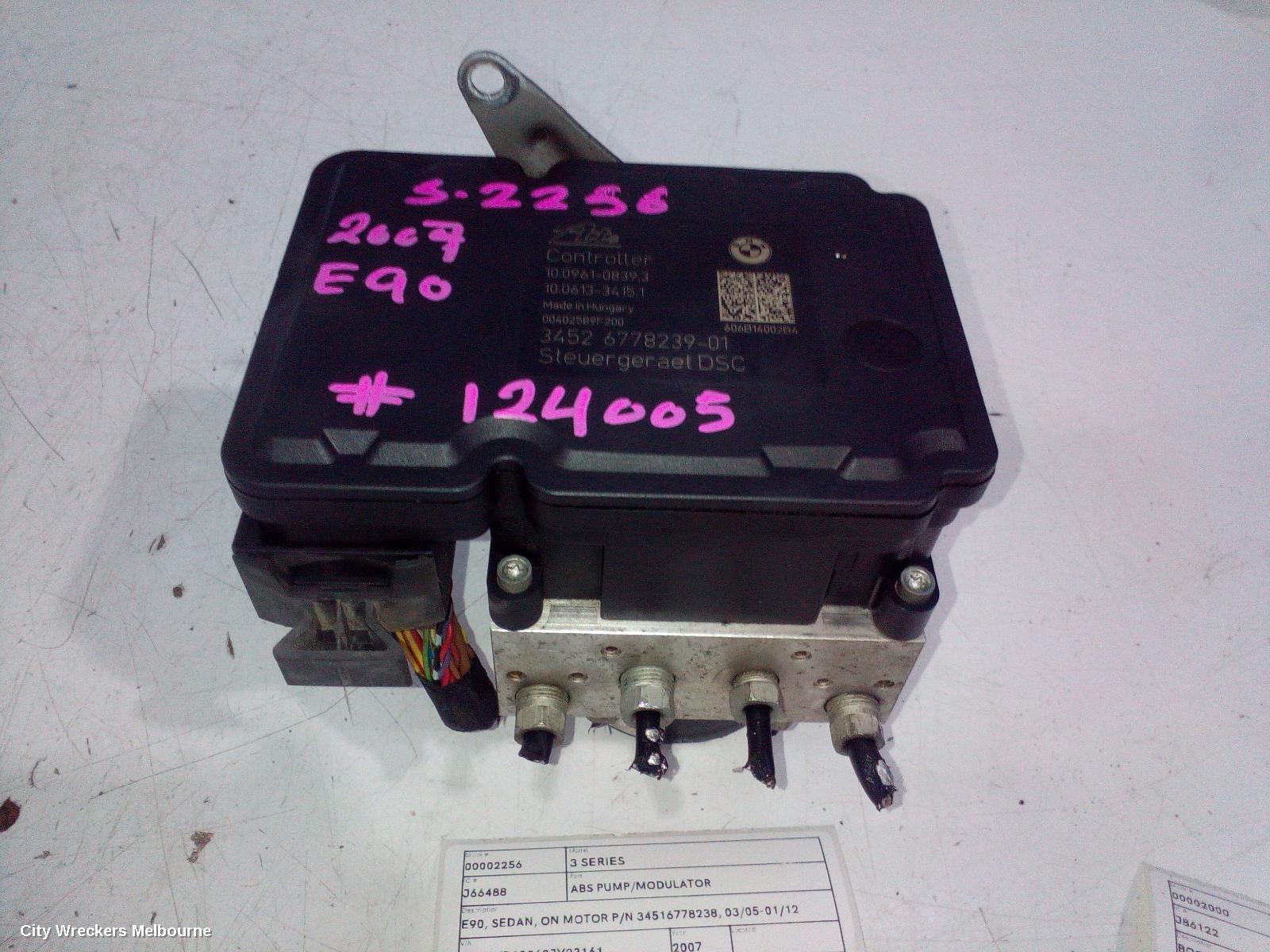 BMW 3 SERIES 2007 Abs Pump/Modulator