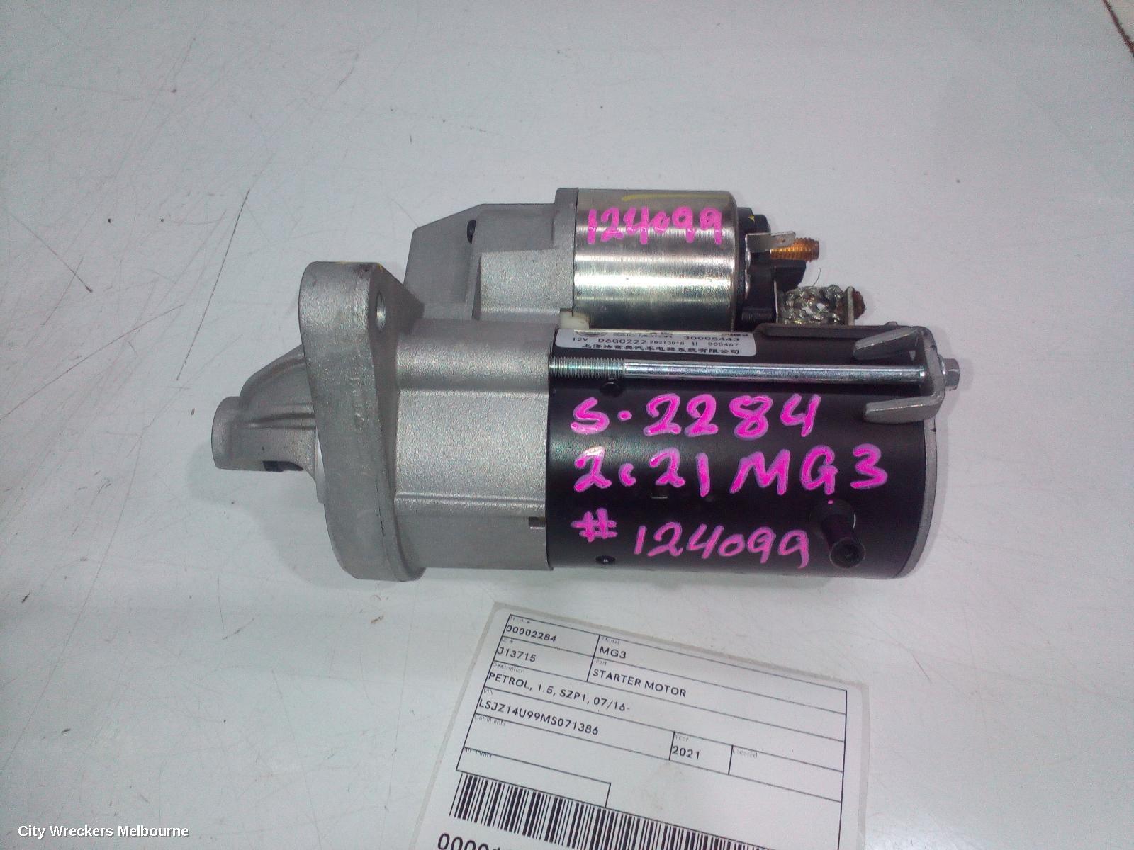 MG MG3 2021 Starter