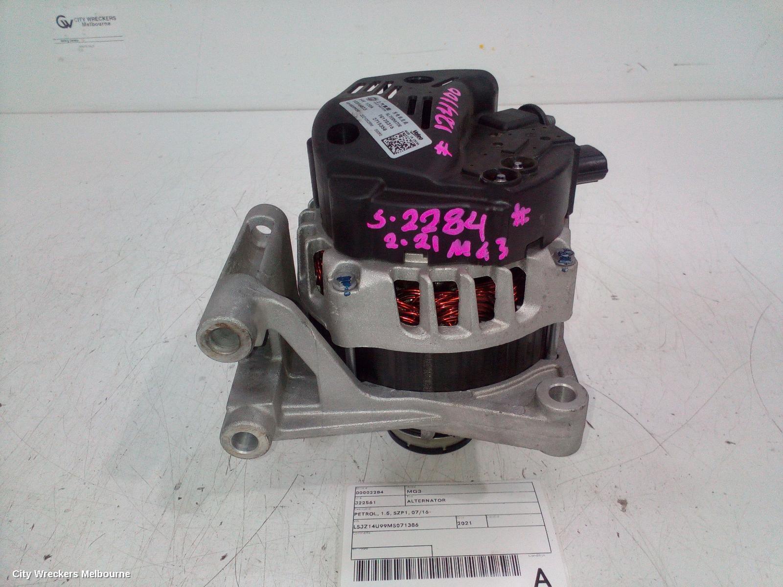 MG MG3 2021 Alternator