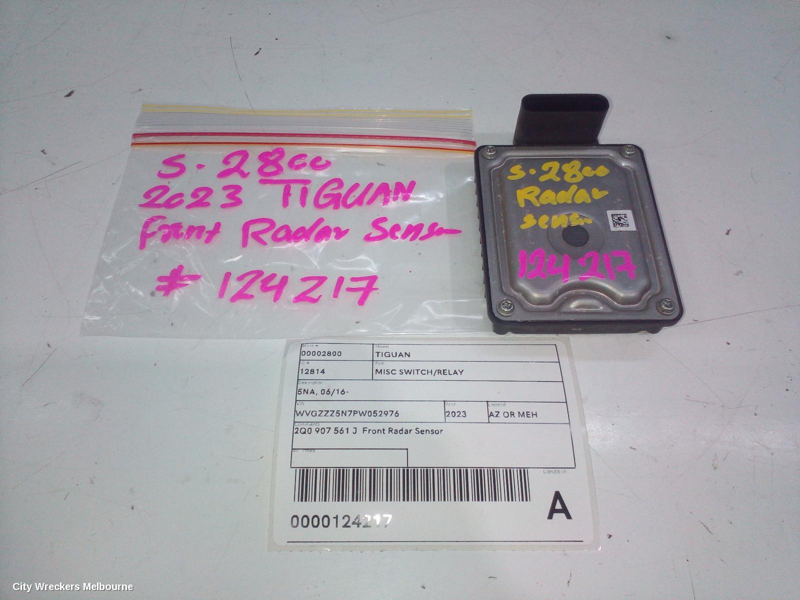 VOLKSWAGEN TIGUAN 2023 Misc Switch/Relay