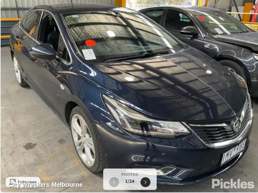 HOLDEN ASTRA 2018 Left Rear Door Window