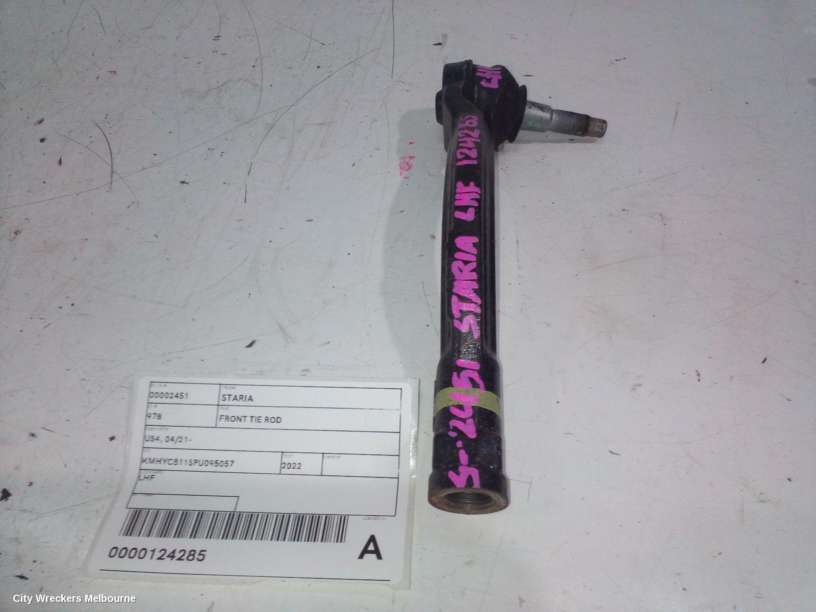 HYUNDAI STARIA 2022 Front Tie Rod