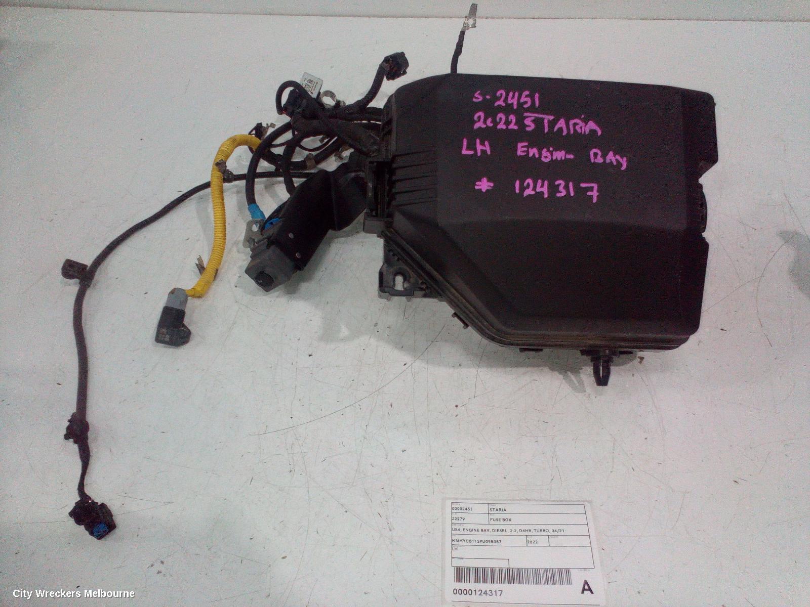 HYUNDAI STARIA 2022 Fuse Box