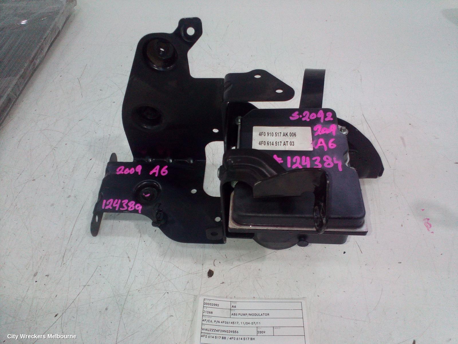 AUDI A6 2009 Abs Pump/Modulator