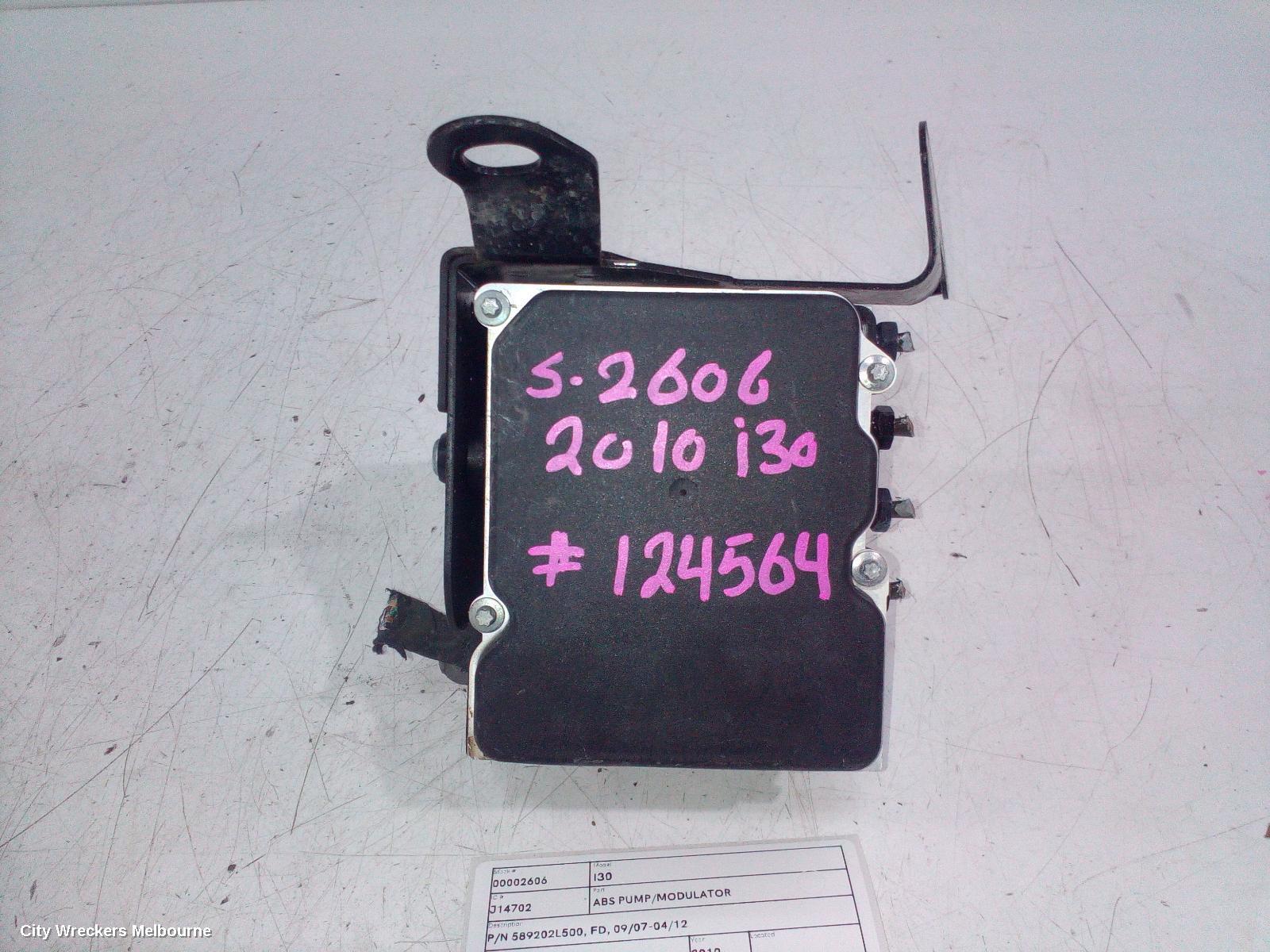 HYUNDAI I30 2010 Abs Pump/Modulator