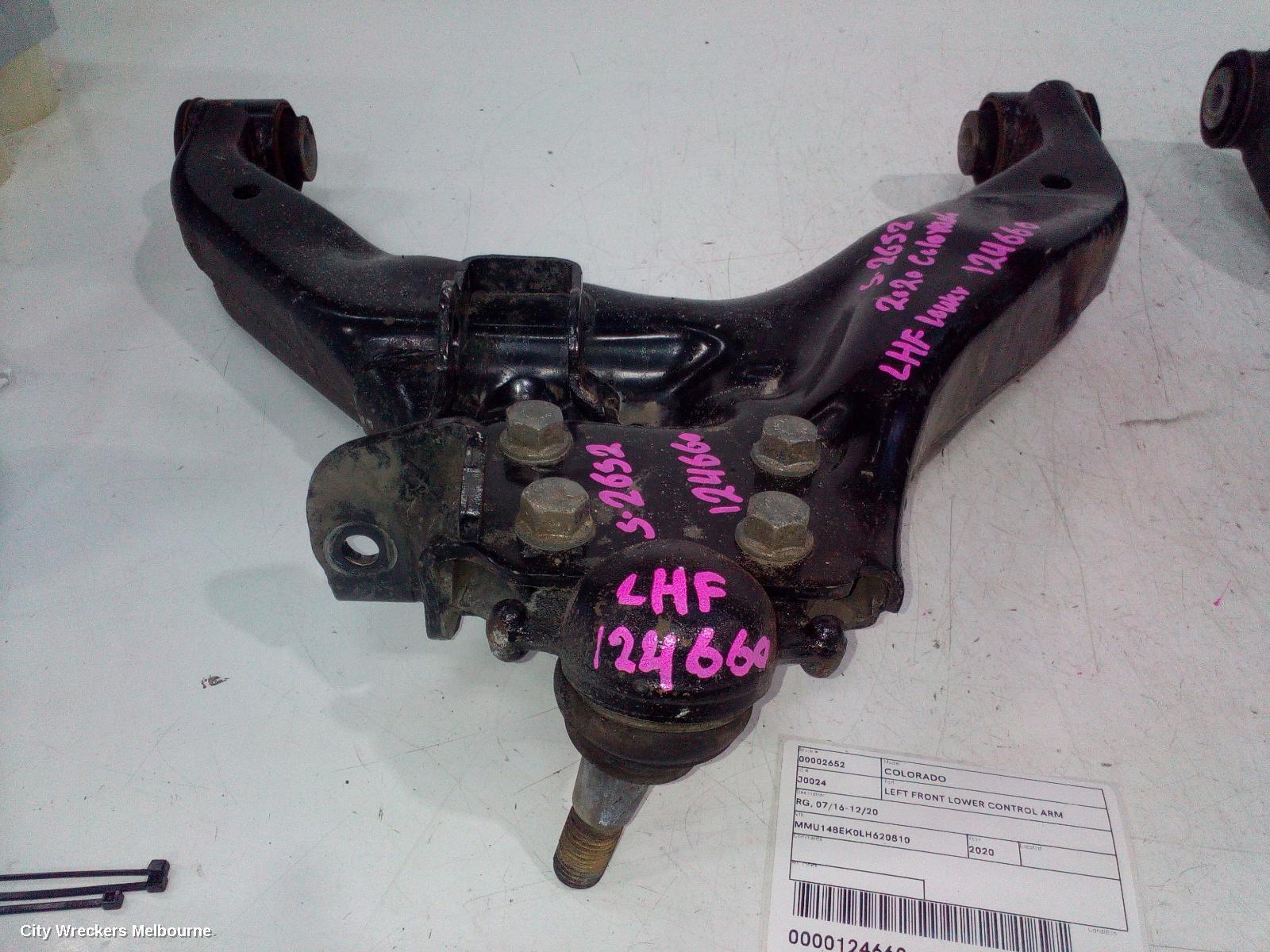 HOLDEN COLORADO 2020 Left Front Lower Control Arm