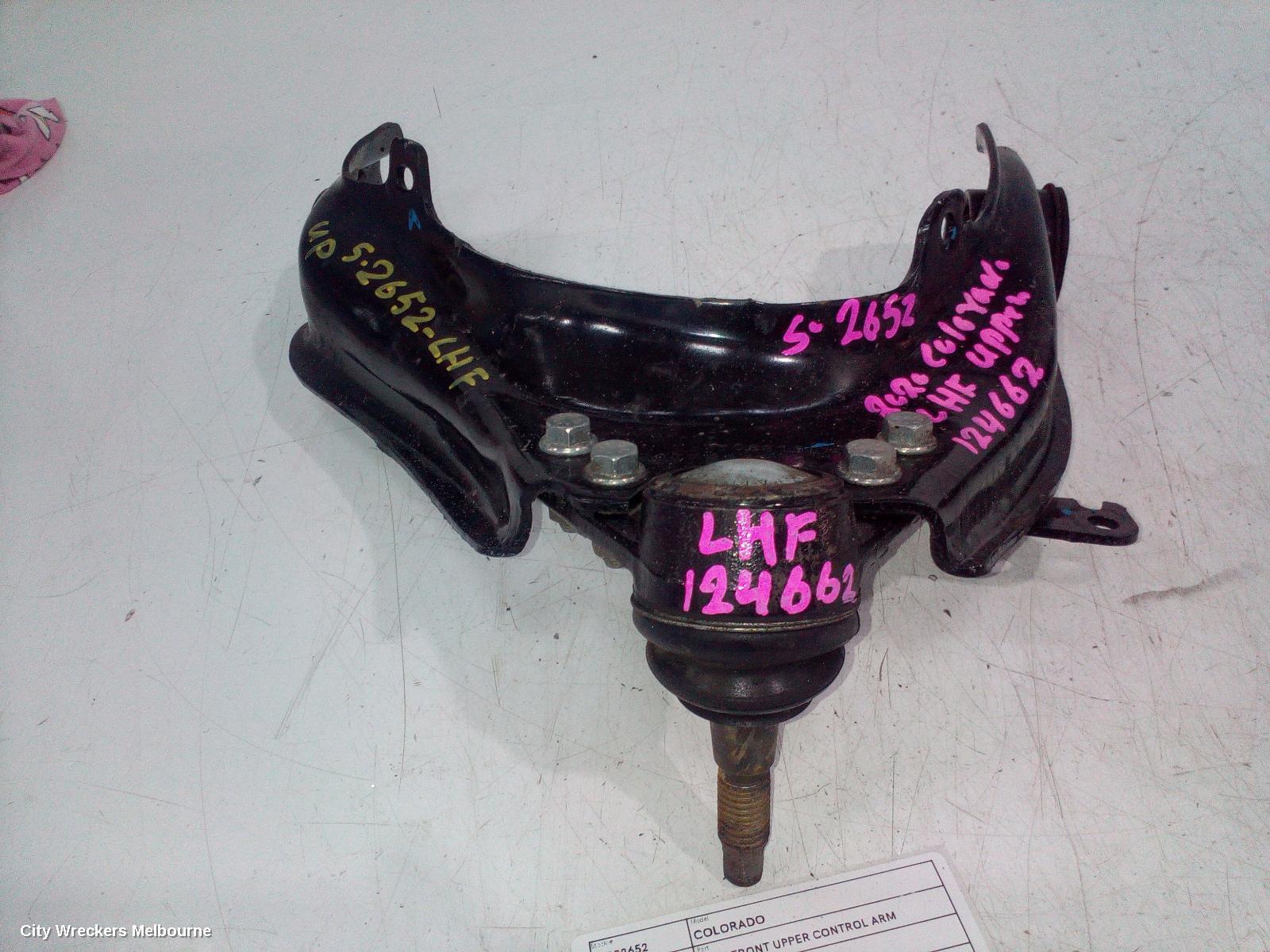 HOLDEN COLORADO 2020 Left Front Upper Control Arm