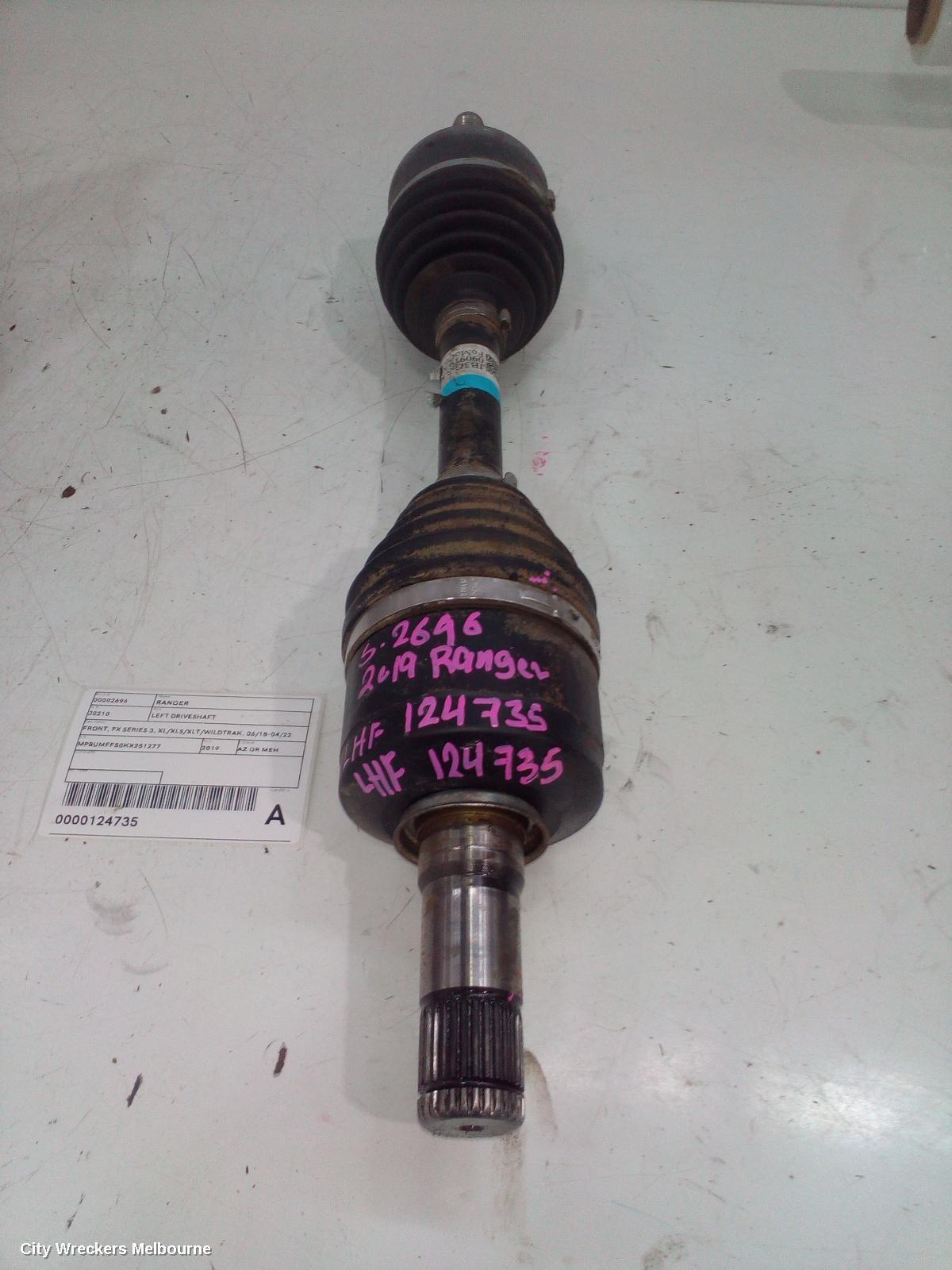 FORD RANGER 2019 Left Driveshaft