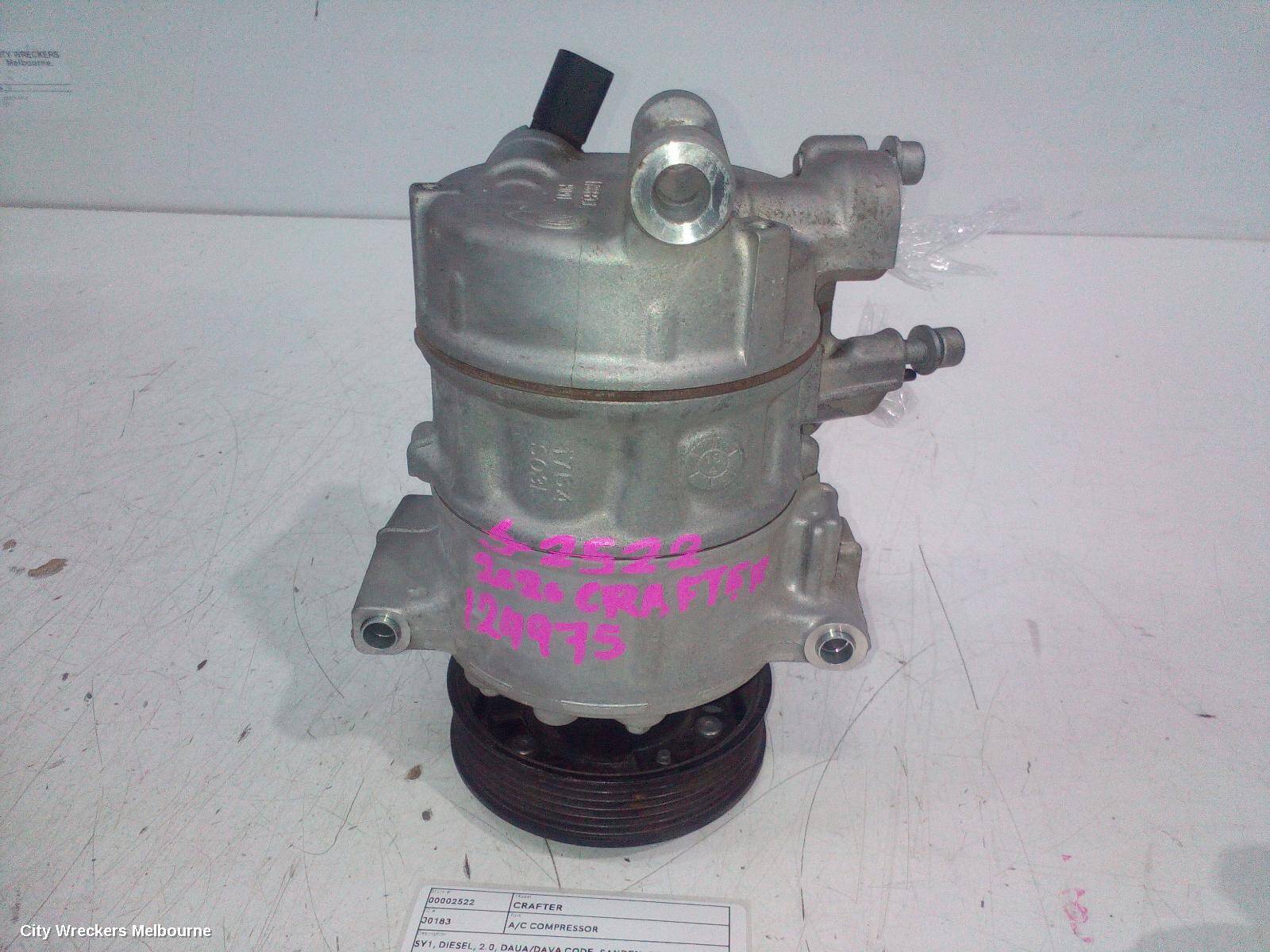 VOLKSWAGEN CRAFTER 2020 A/C Compressor